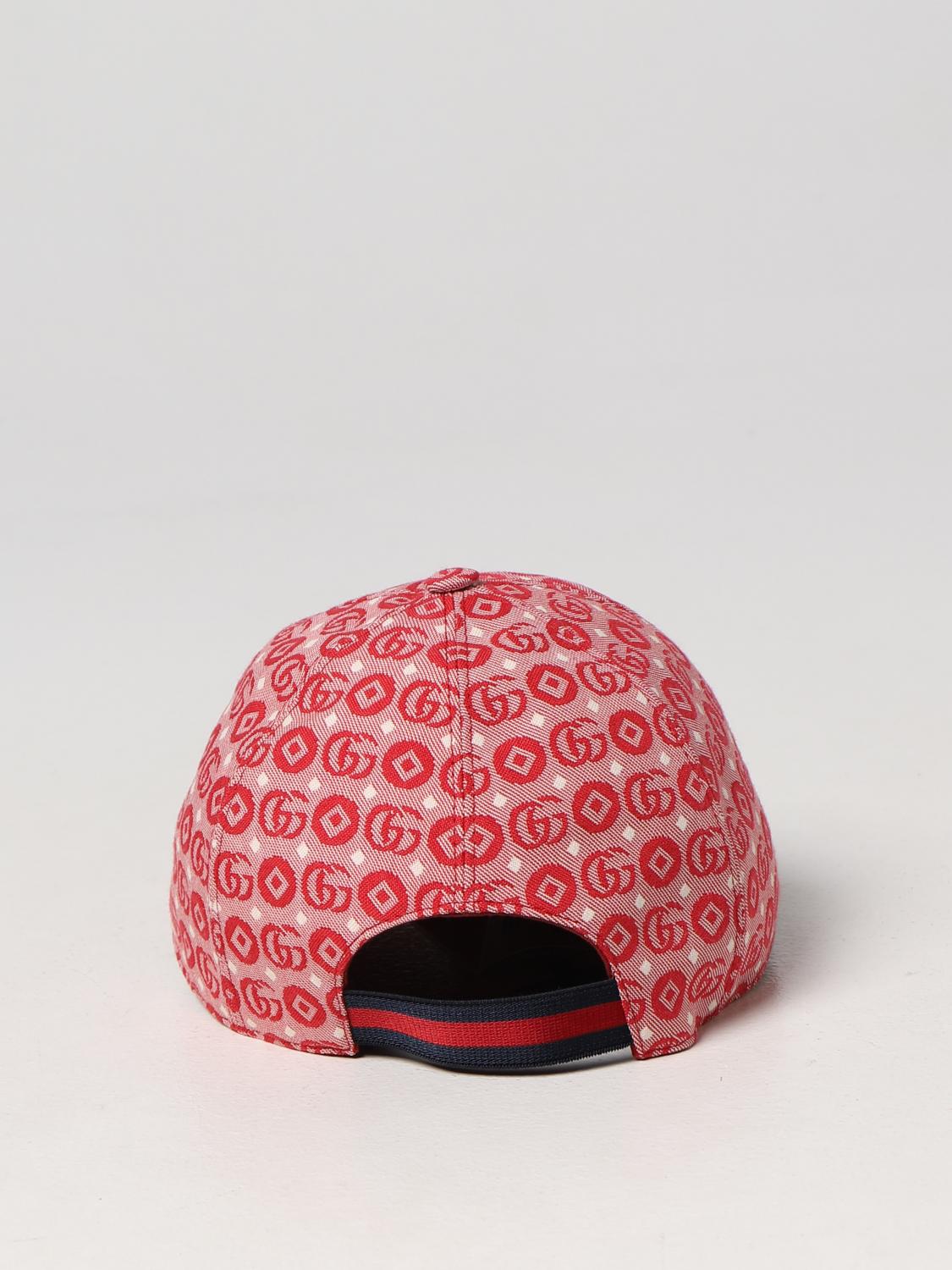 GUCCI HUT: Hut kinder Gucci, Rot - Img 3