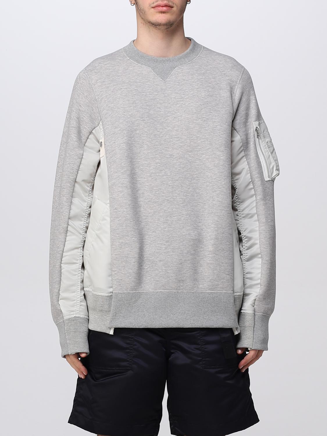 SACAI PULLOVER: Pullover herren Sacai, Grau - Img 1