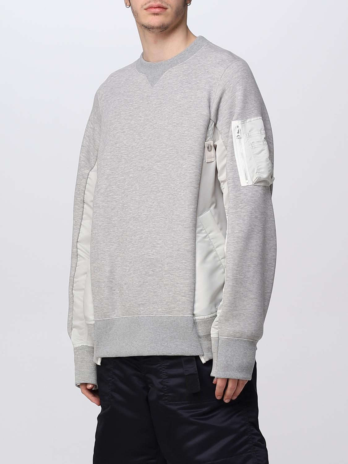 SACAI PULLOVER: Pullover herren Sacai, Grau - Img 4
