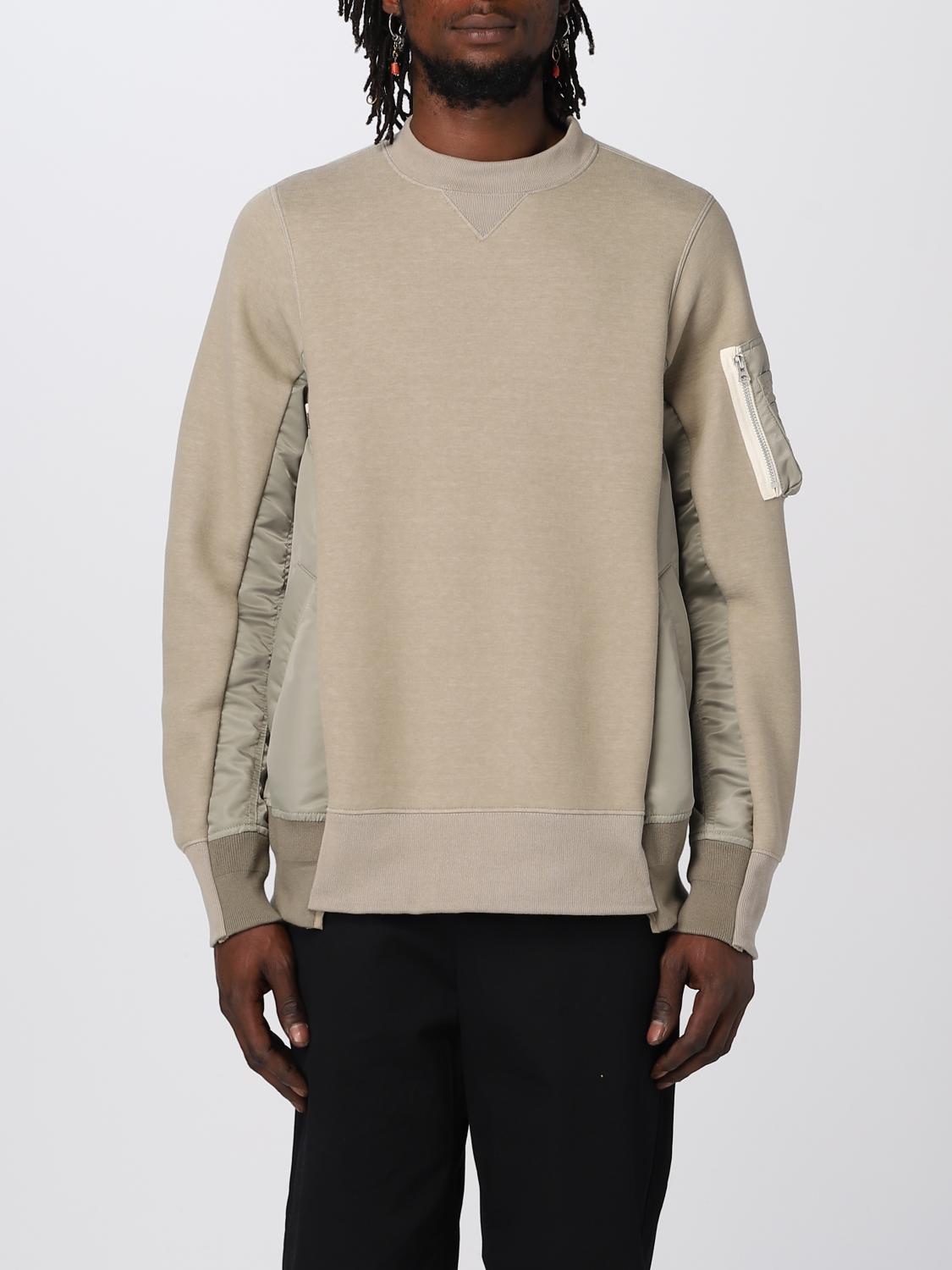 SACAI PULL: Pull homme Sacai, Kaki - Img 1