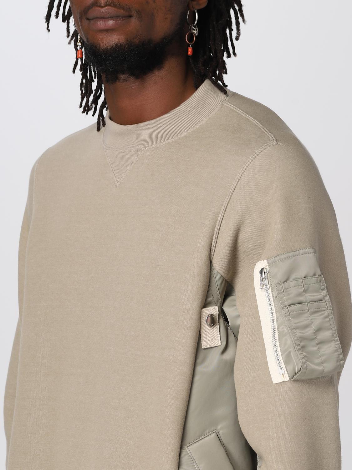 SACAI PULL: Pull homme Sacai, Kaki - Img 4