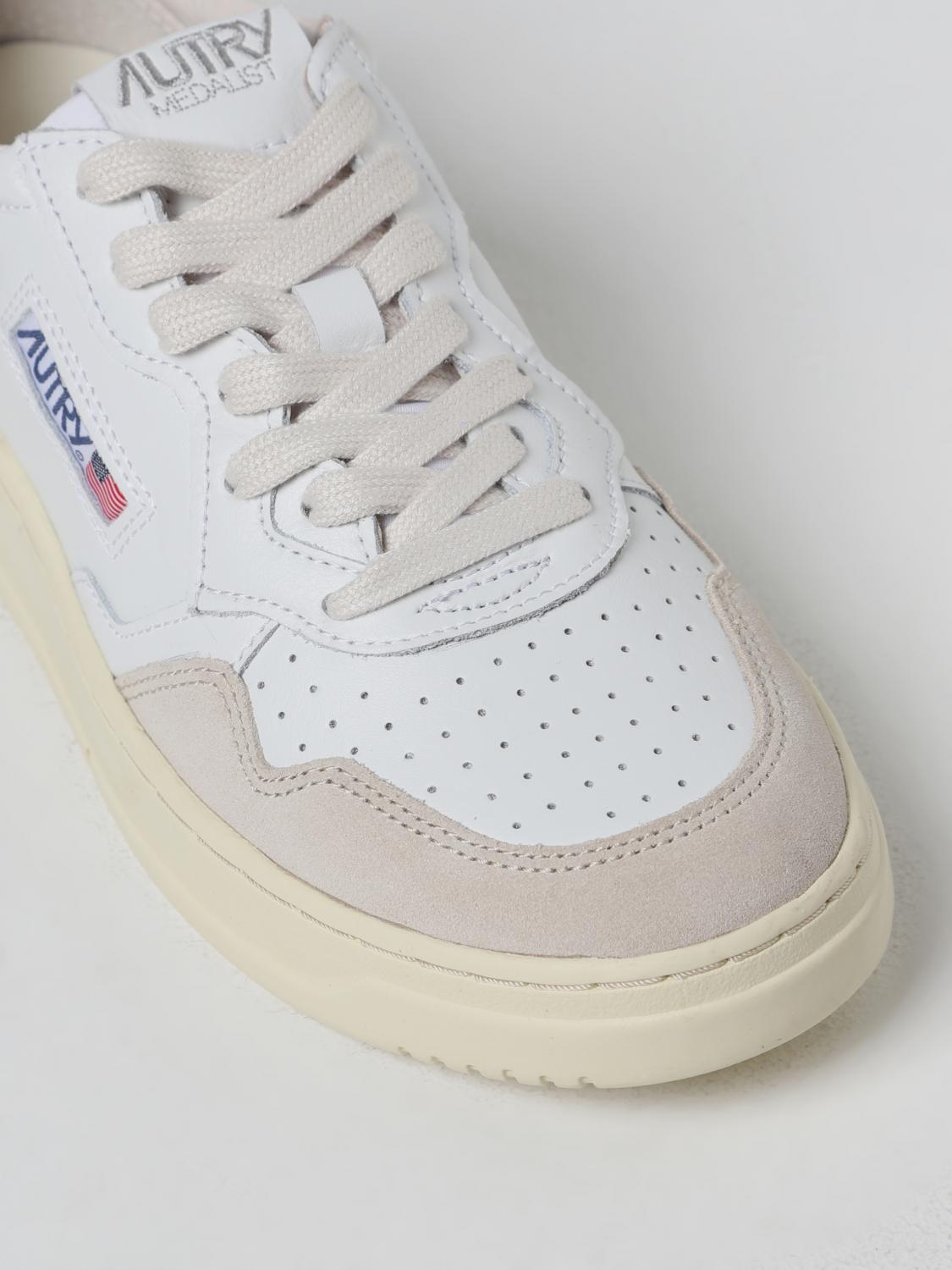 AUTRY SNEAKERS: Autry Medalist 01 sneakers in leather, White - Img 4