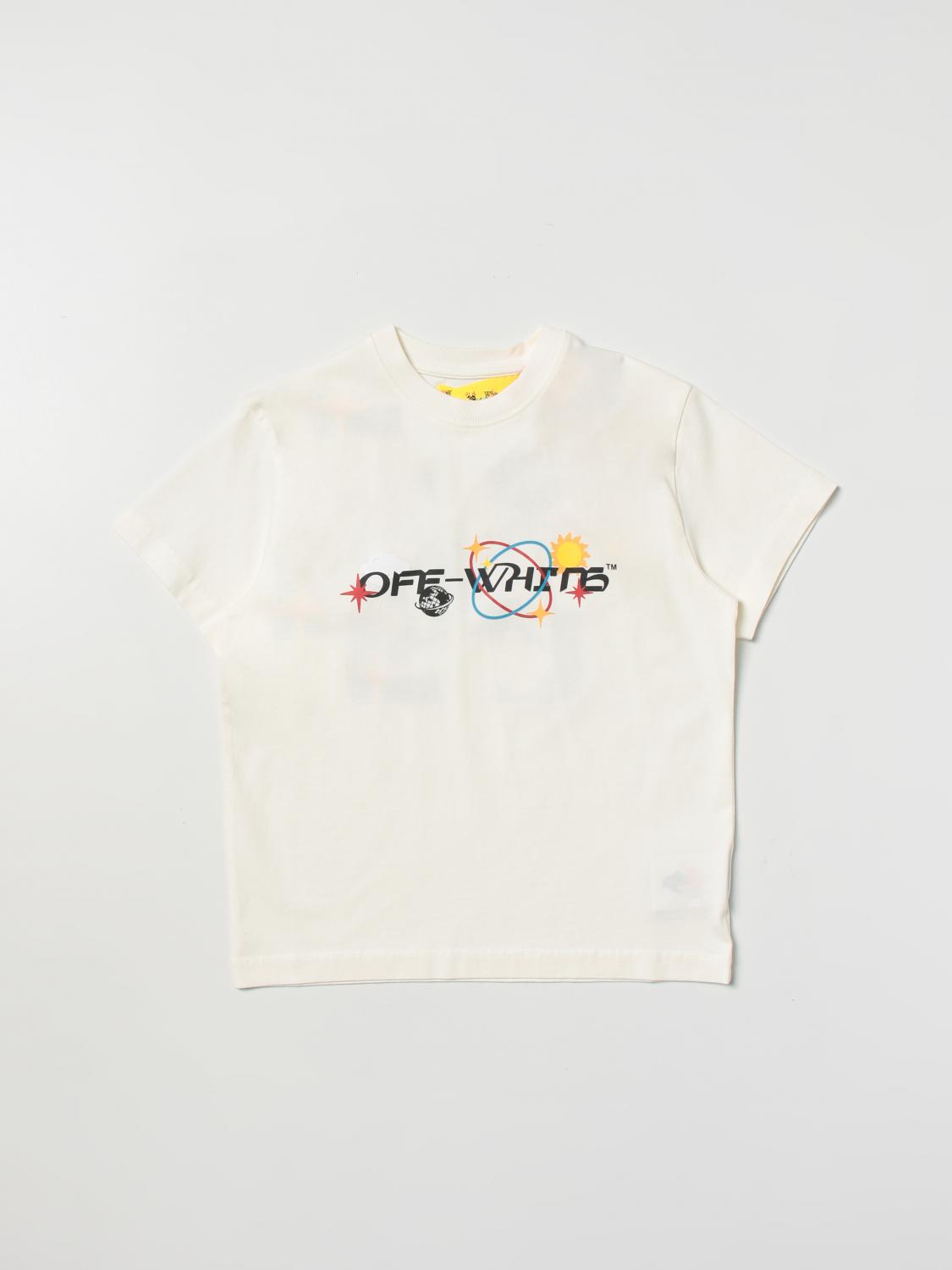 OFF-WHITE KIDS CAMISETA: Camiseta niños Off-white, Blanco - Img 1