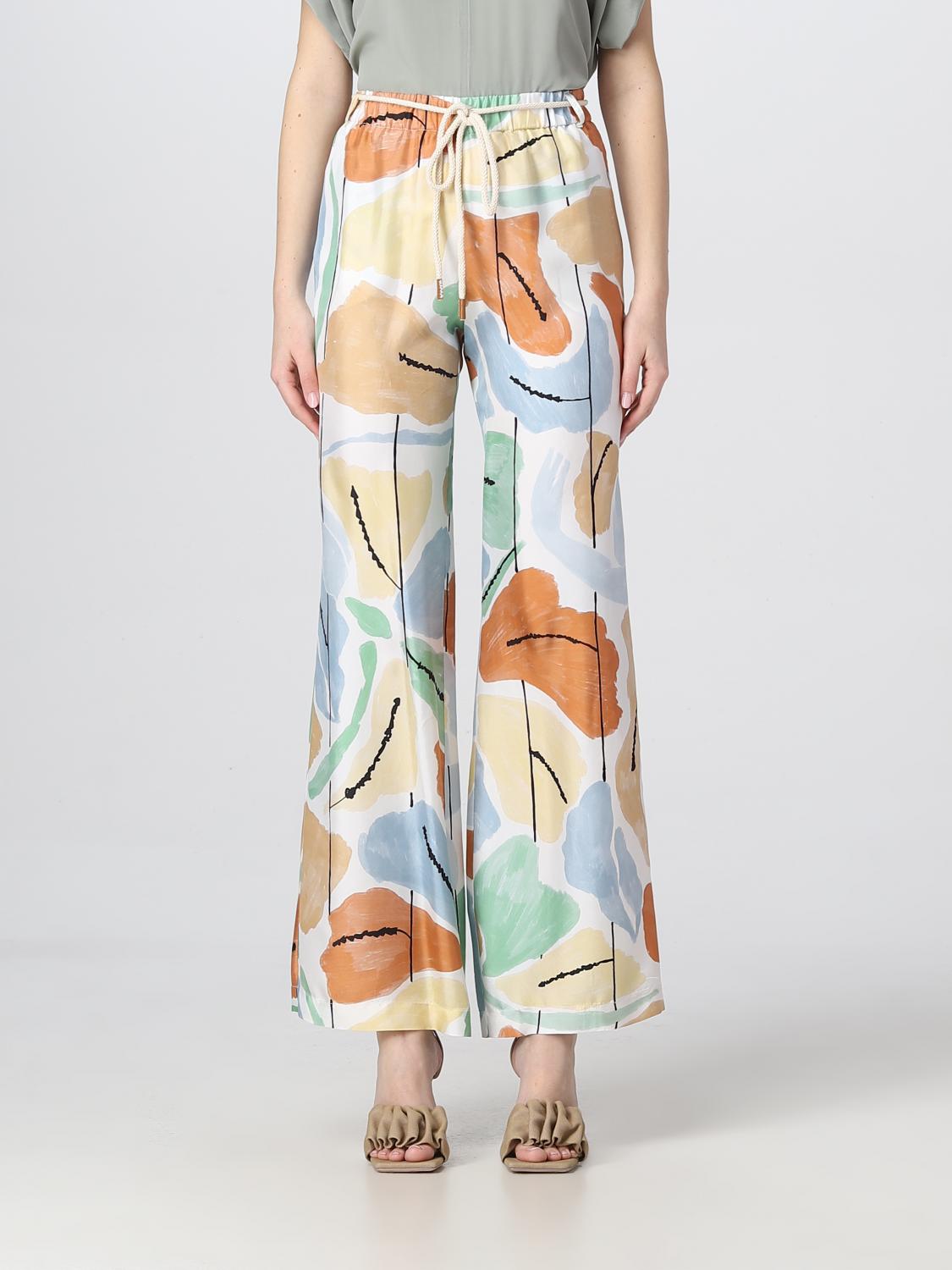 ALYSI パンツ: パンツ レディース Alysi, マルチカラー - Img 1