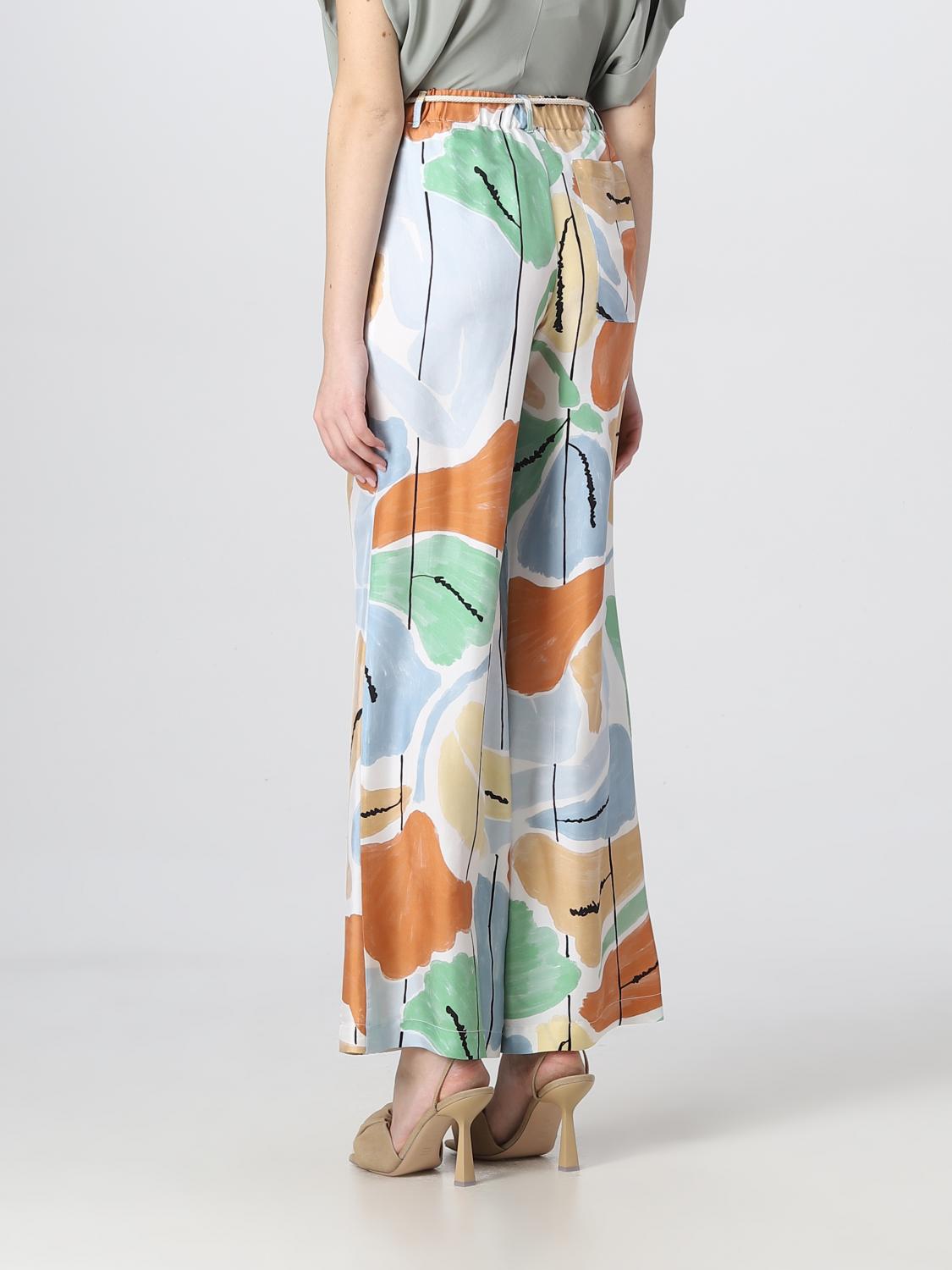 ALYSI パンツ: パンツ レディース Alysi, マルチカラー - Img 3