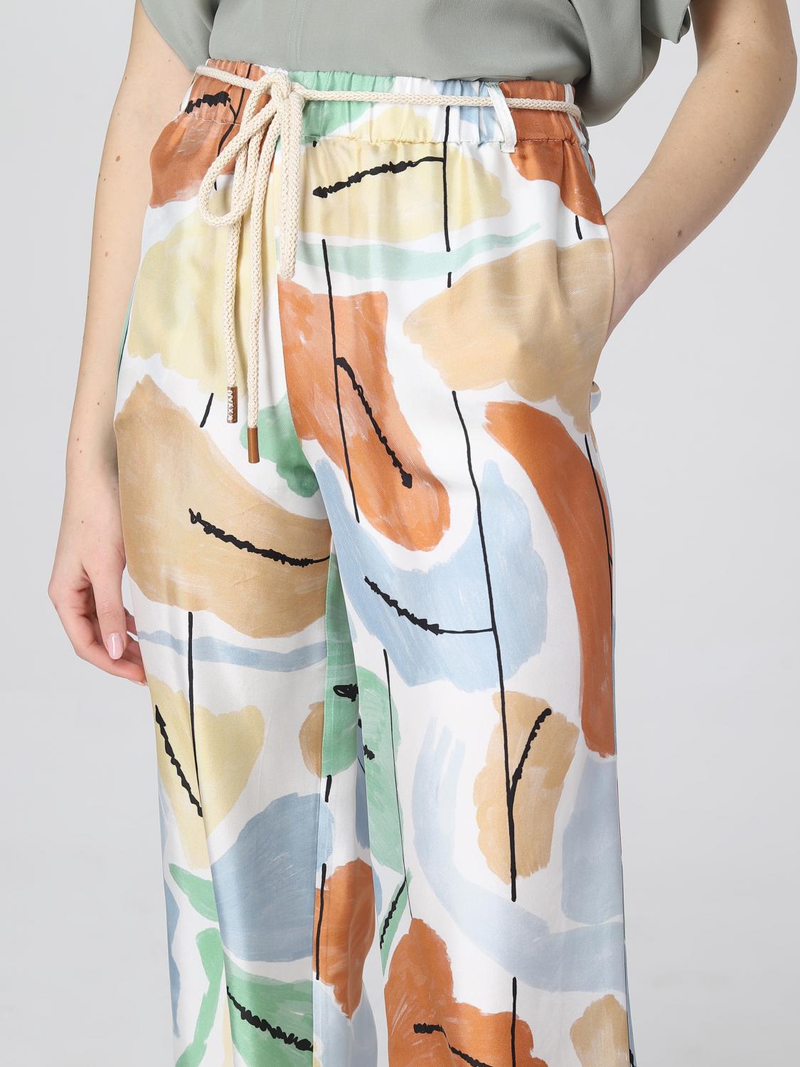 ALYSI パンツ: パンツ レディース Alysi, マルチカラー - Img 4