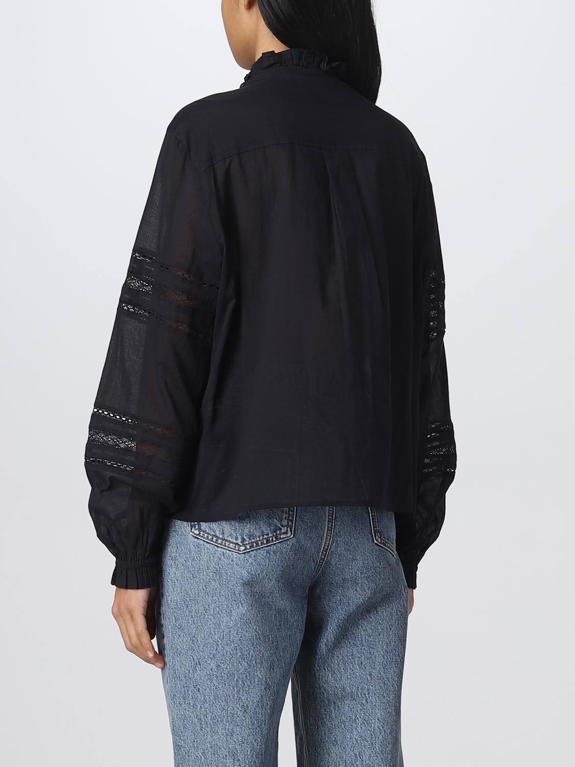 ISABEL MARANT ETOILE CAMISA: Top mujer Isabel Marant Etoile, Negro - Img 3