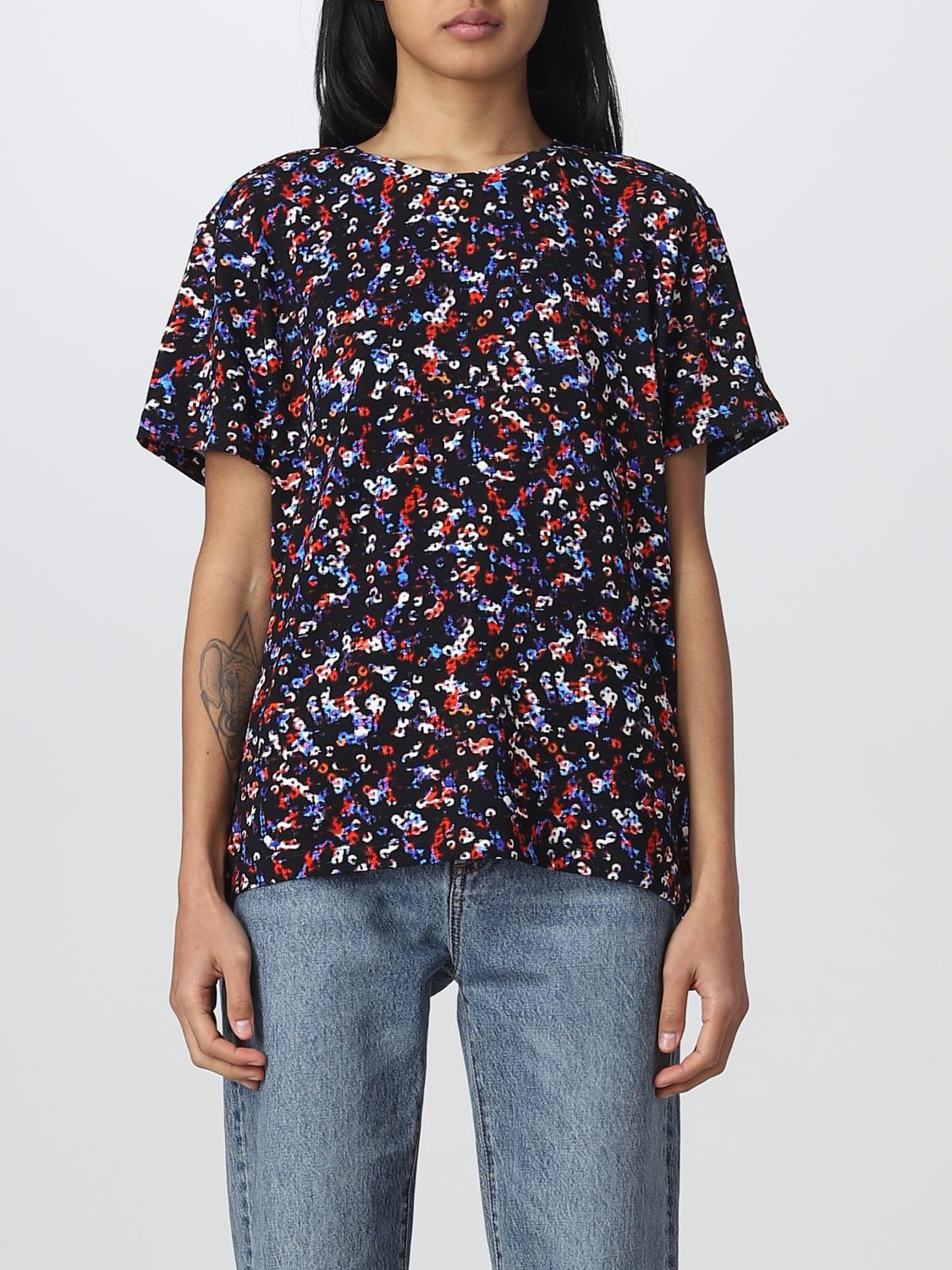 ISABEL MARANT ETOILE CAMISETA: Camiseta mujer Isabel Marant Etoile, Negro - Img 1