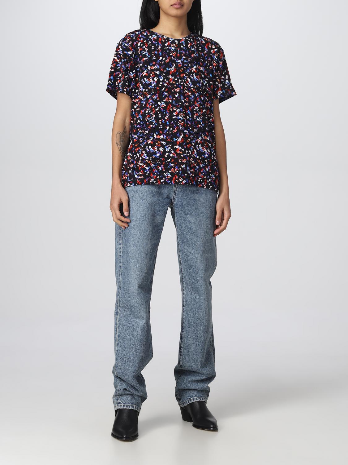 ISABEL MARANT ETOILE CAMISETA: Camiseta mujer Isabel Marant Etoile, Negro - Img 2