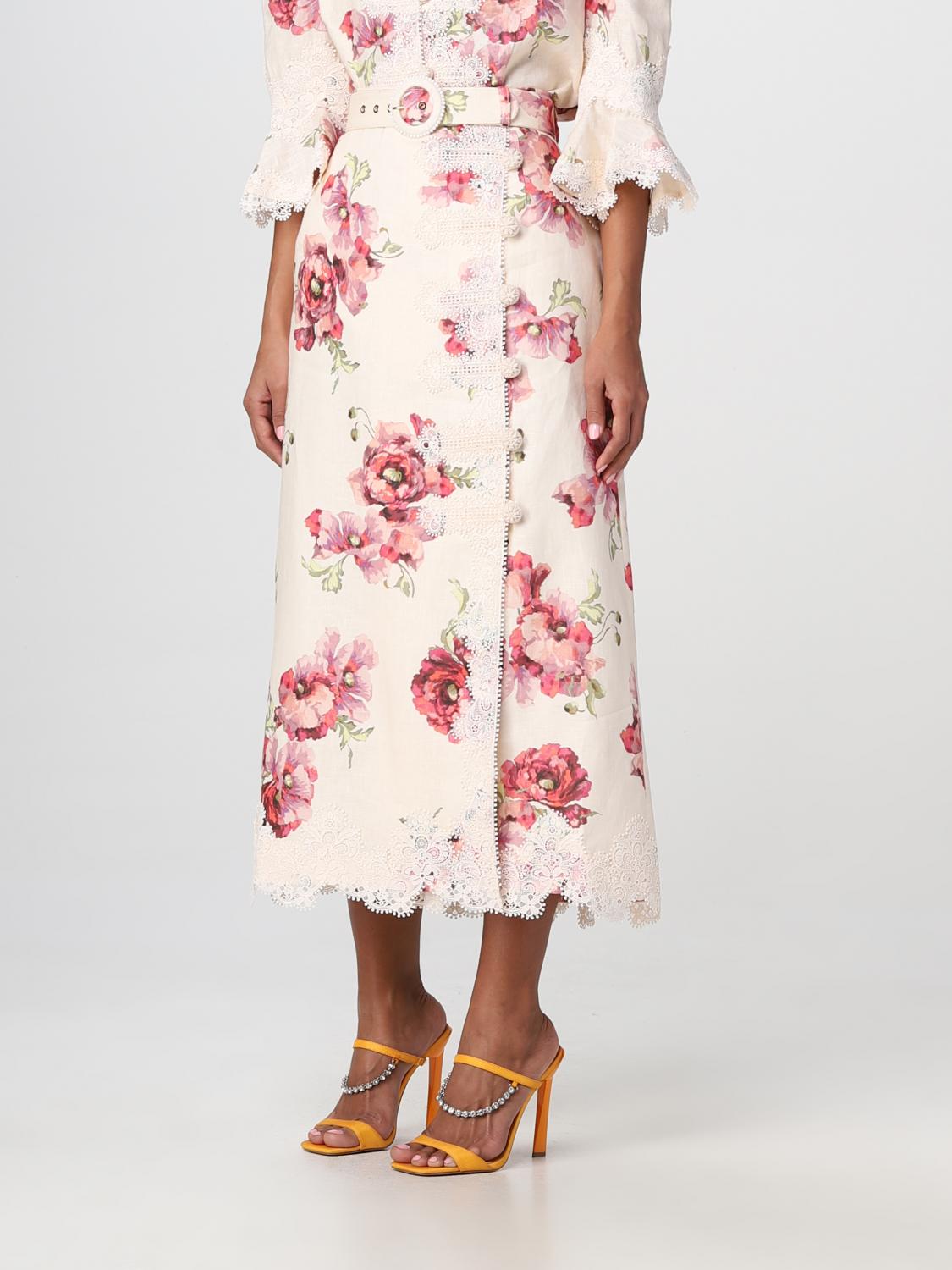 ZIMMERMANN SKIRT: Skirt woman Zimmermann, Cream - Img 4