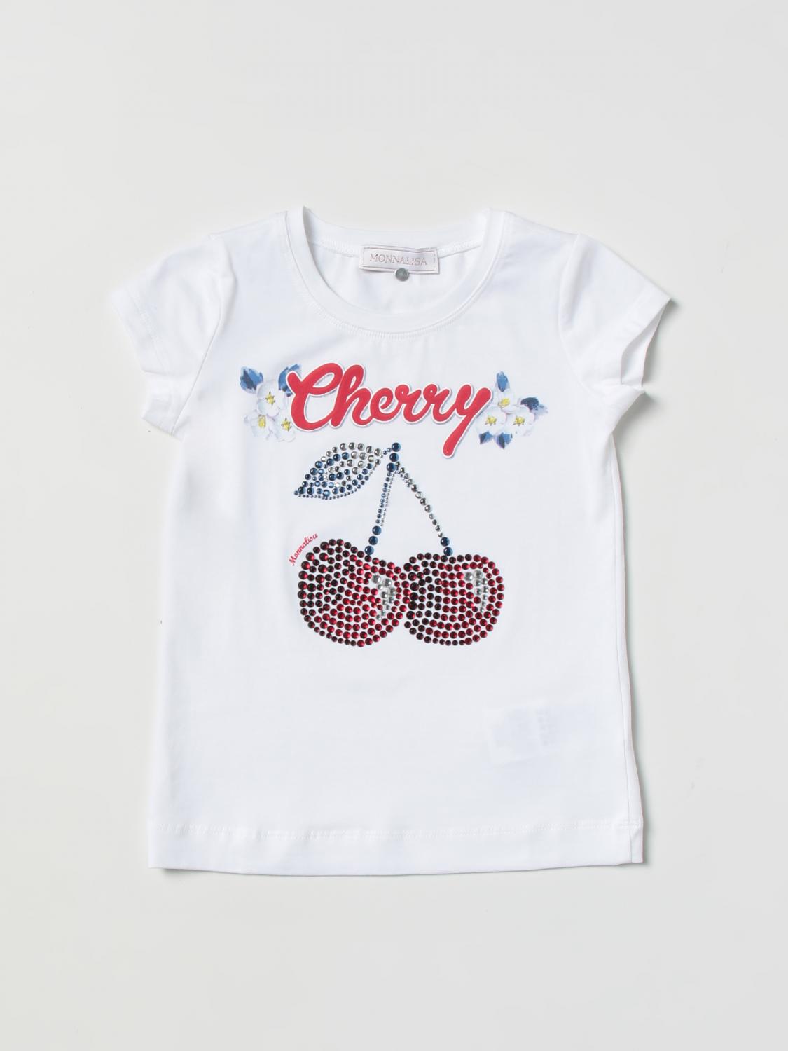 MONNALISA CAMISETA: Camisetas niños Monnalisa, Blanco - Img 1