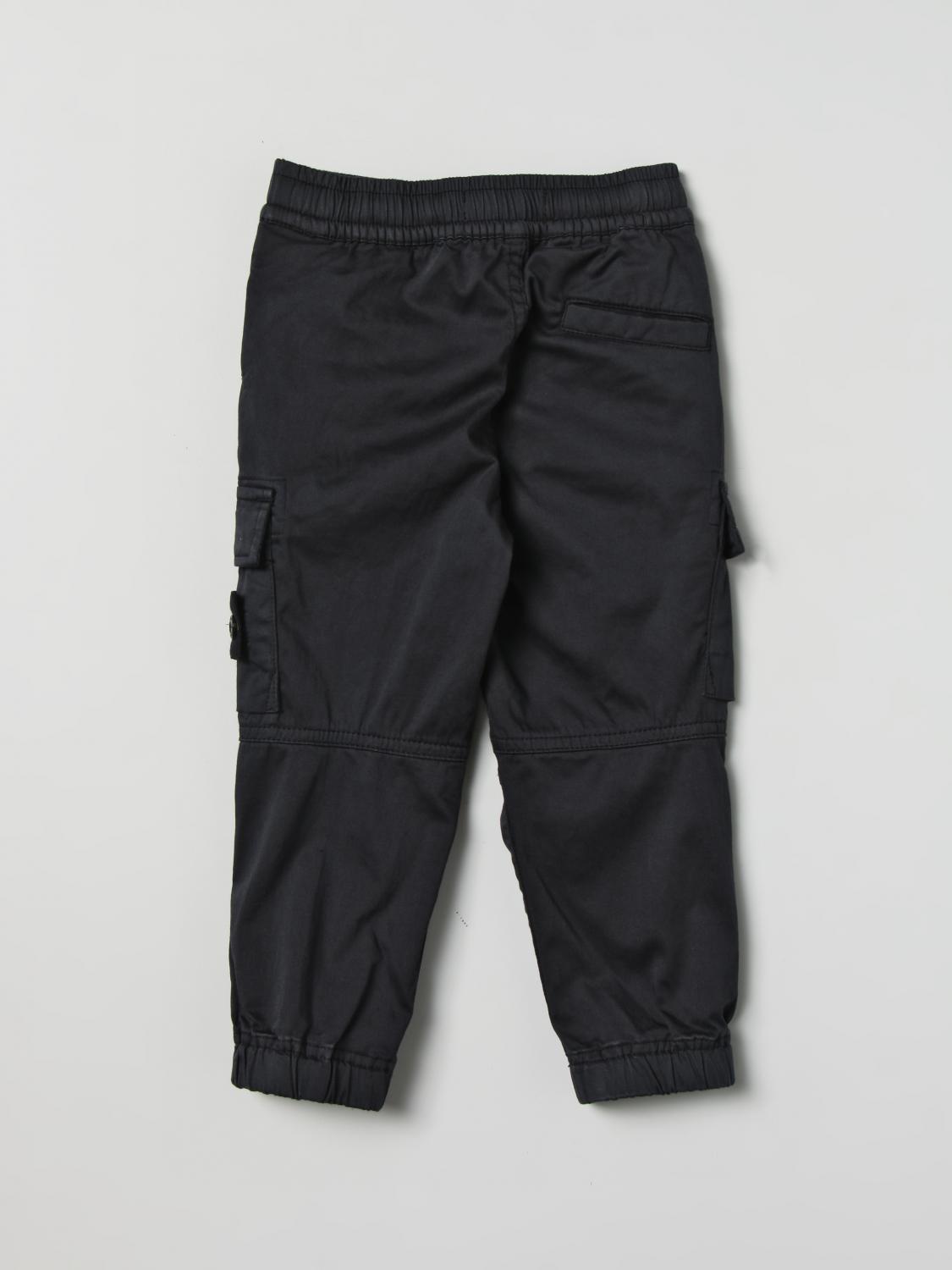 STONE ISLAND JUNIOR 팬츠: 팬츠 남아 Stone Island Junior, 블루 - Img 2