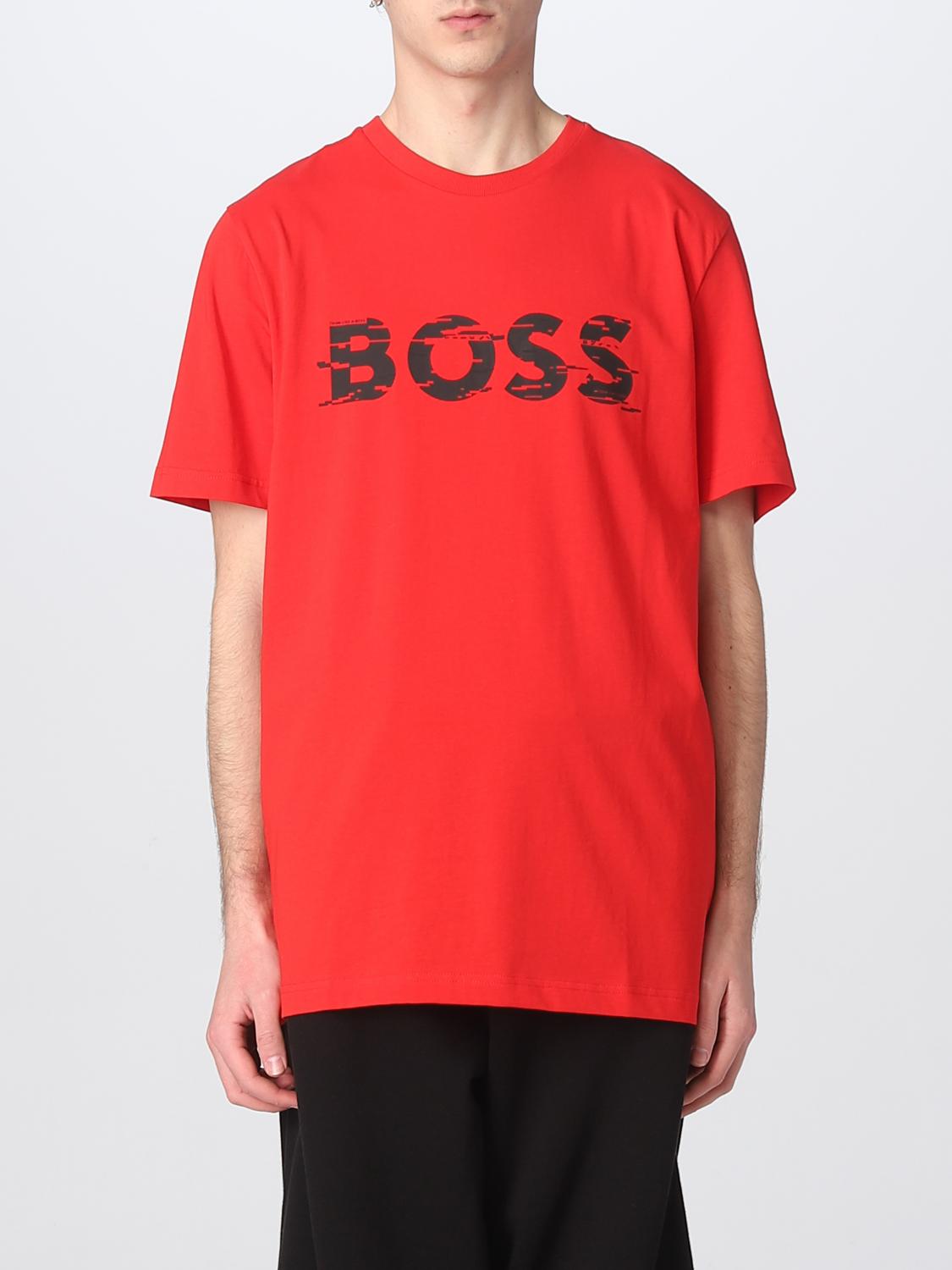 BOSS T-SHIRT: T-shirt men Boss, Red - Img 1