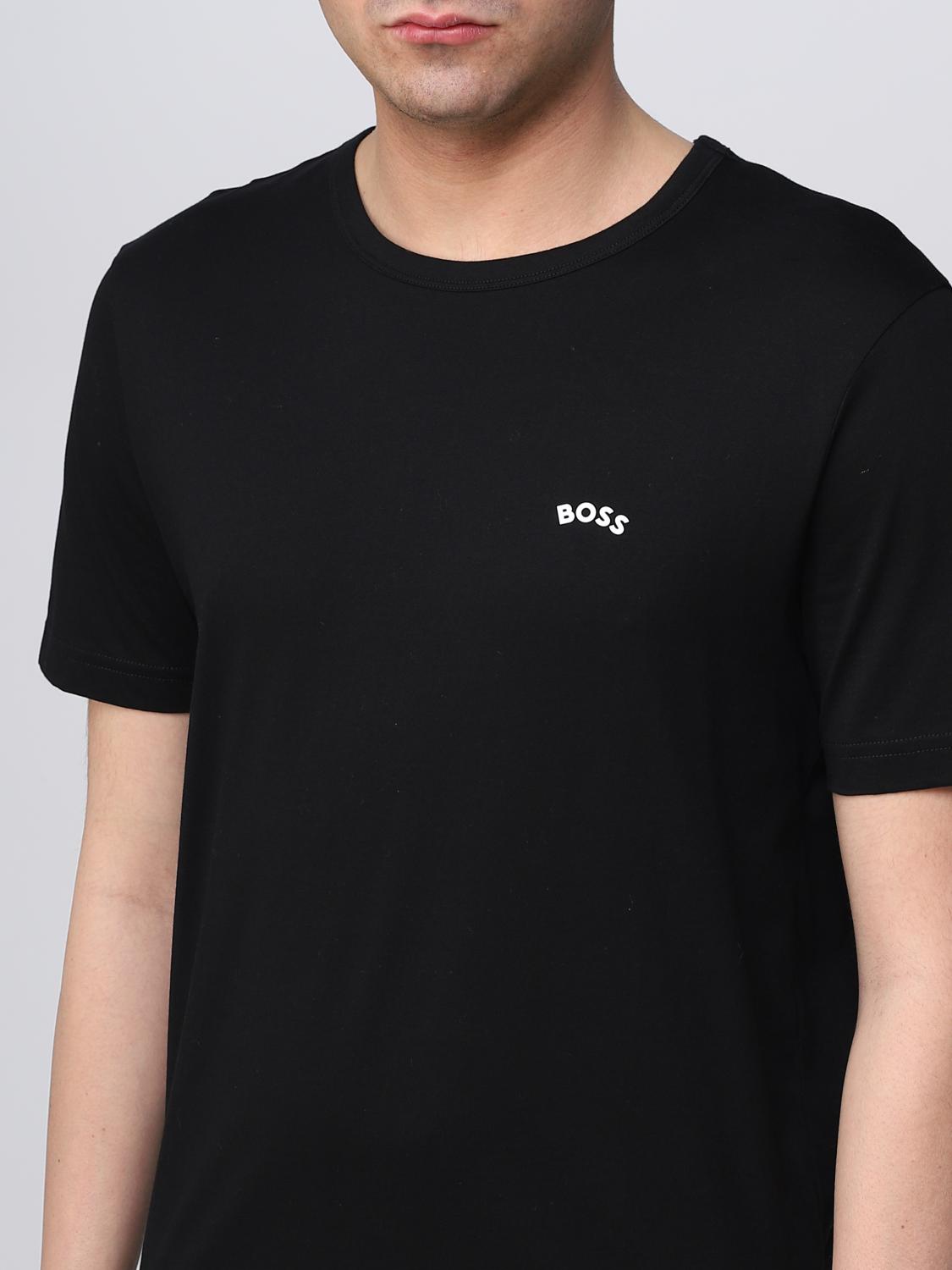 BOSS T-SHIRT: T-shirt men Boss, Black - Img 3