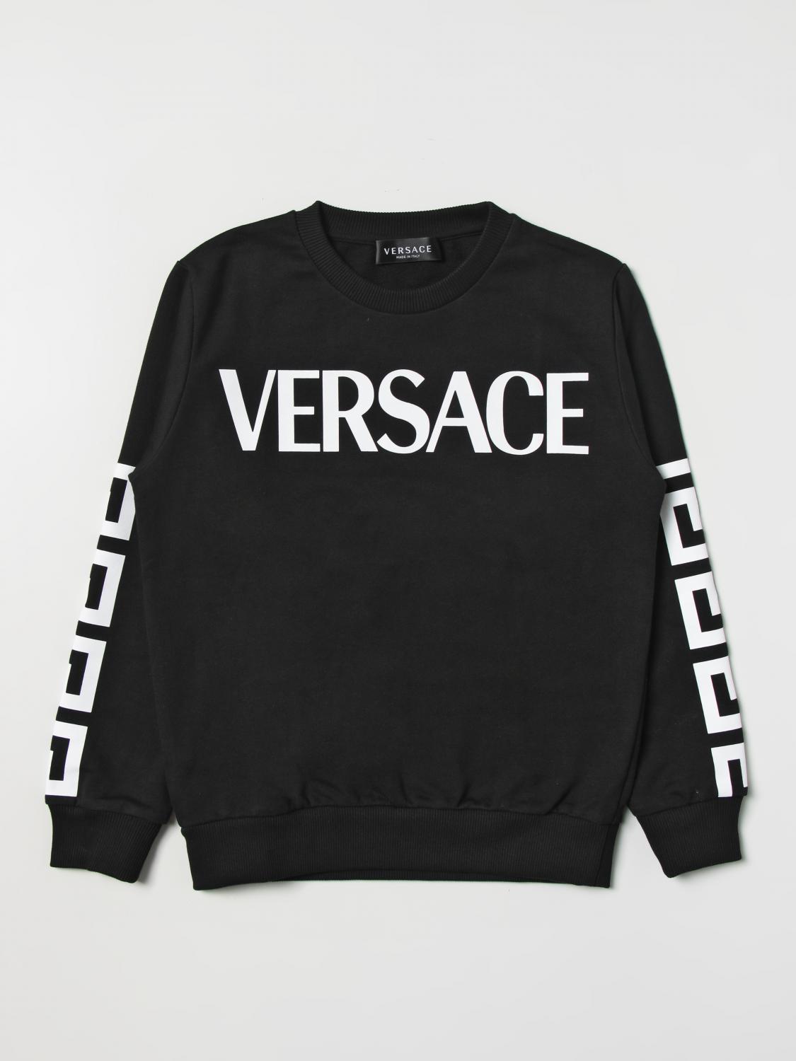 VERSACE 毛衣: 毛衣 儿童 Versace Young, 黑色 - Img 1