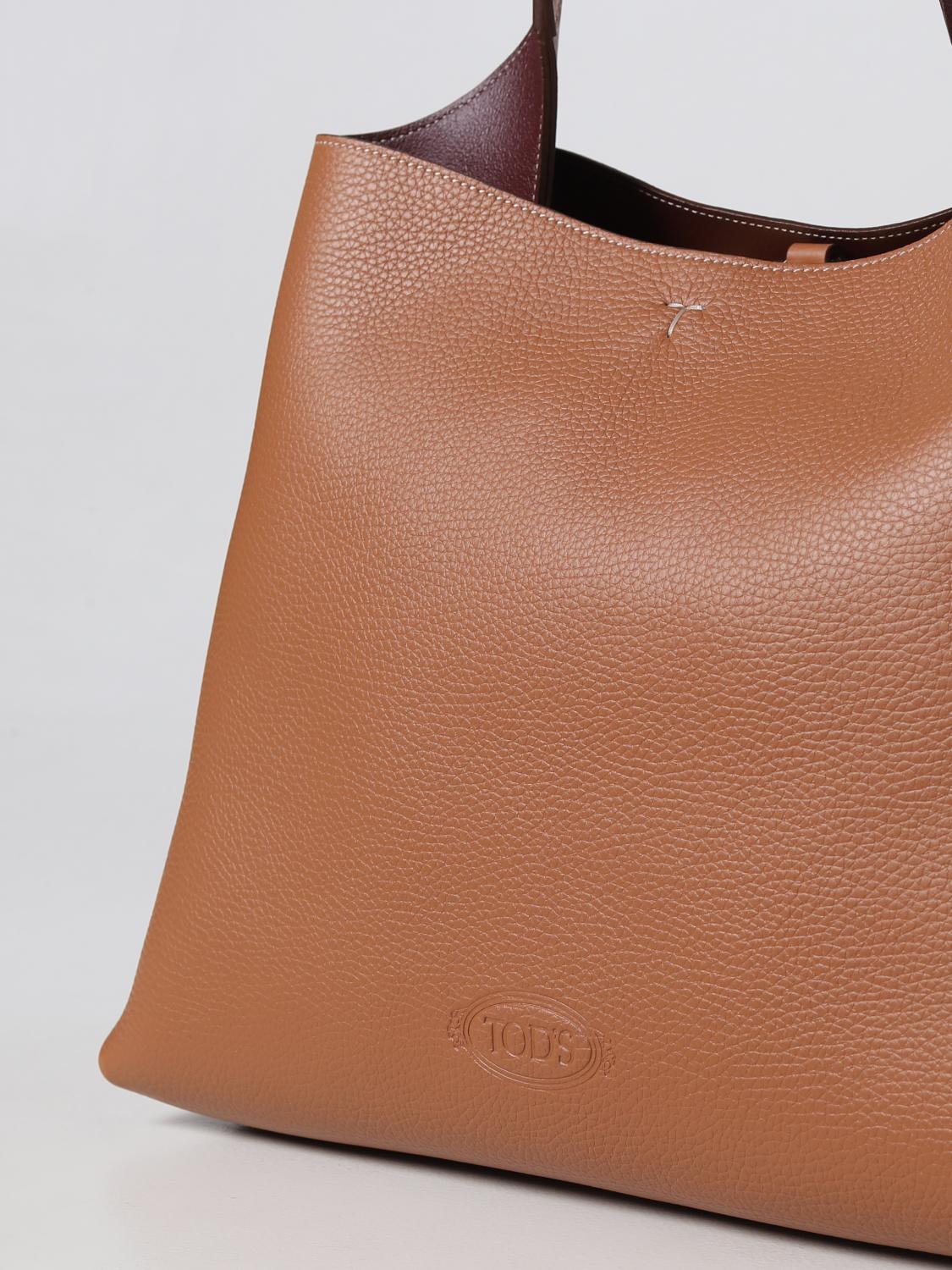 TOD'S BORSA A SPALLA: Borsa Tod's in pelle a grana, Cuoio - Img 3