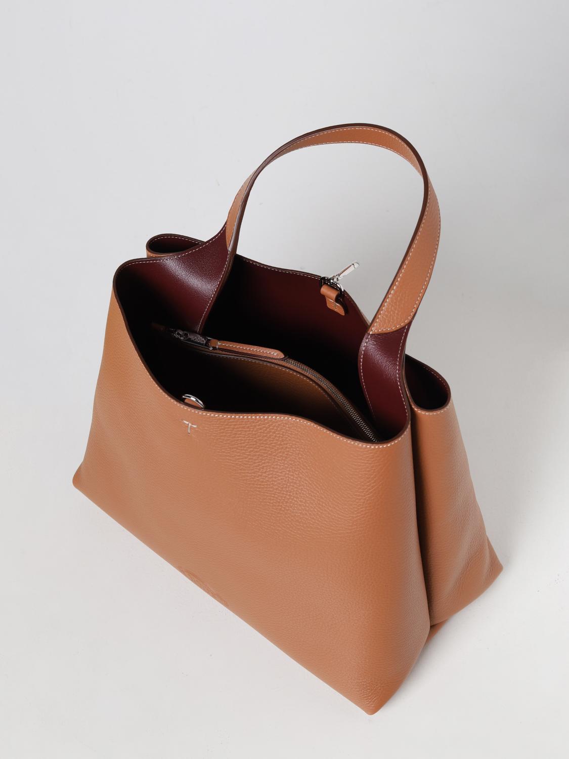 TOD'S BORSA A SPALLA: Borsa Tod's in pelle a grana, Cuoio - Img 4