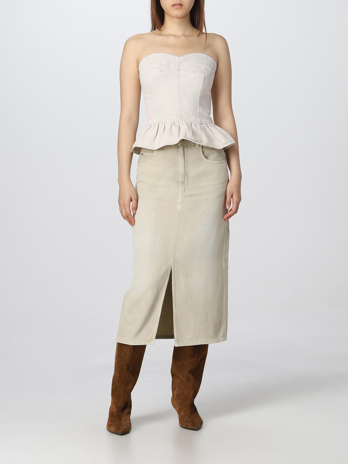 ISABEL MARANT ETOILE TOP: Top mujer Isabel Marant Etoile, Crudo - Img 2
