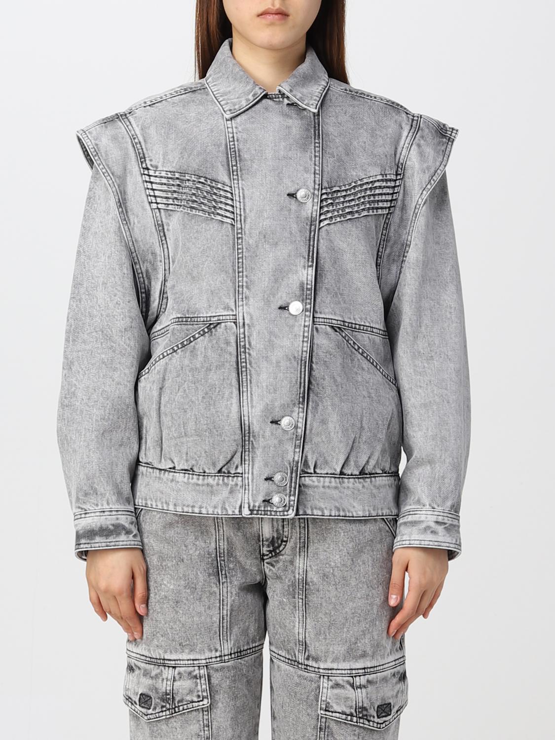 ISABEL MARANT ETOILE: Jacket woman - Grey | Isabel Marant Etoile