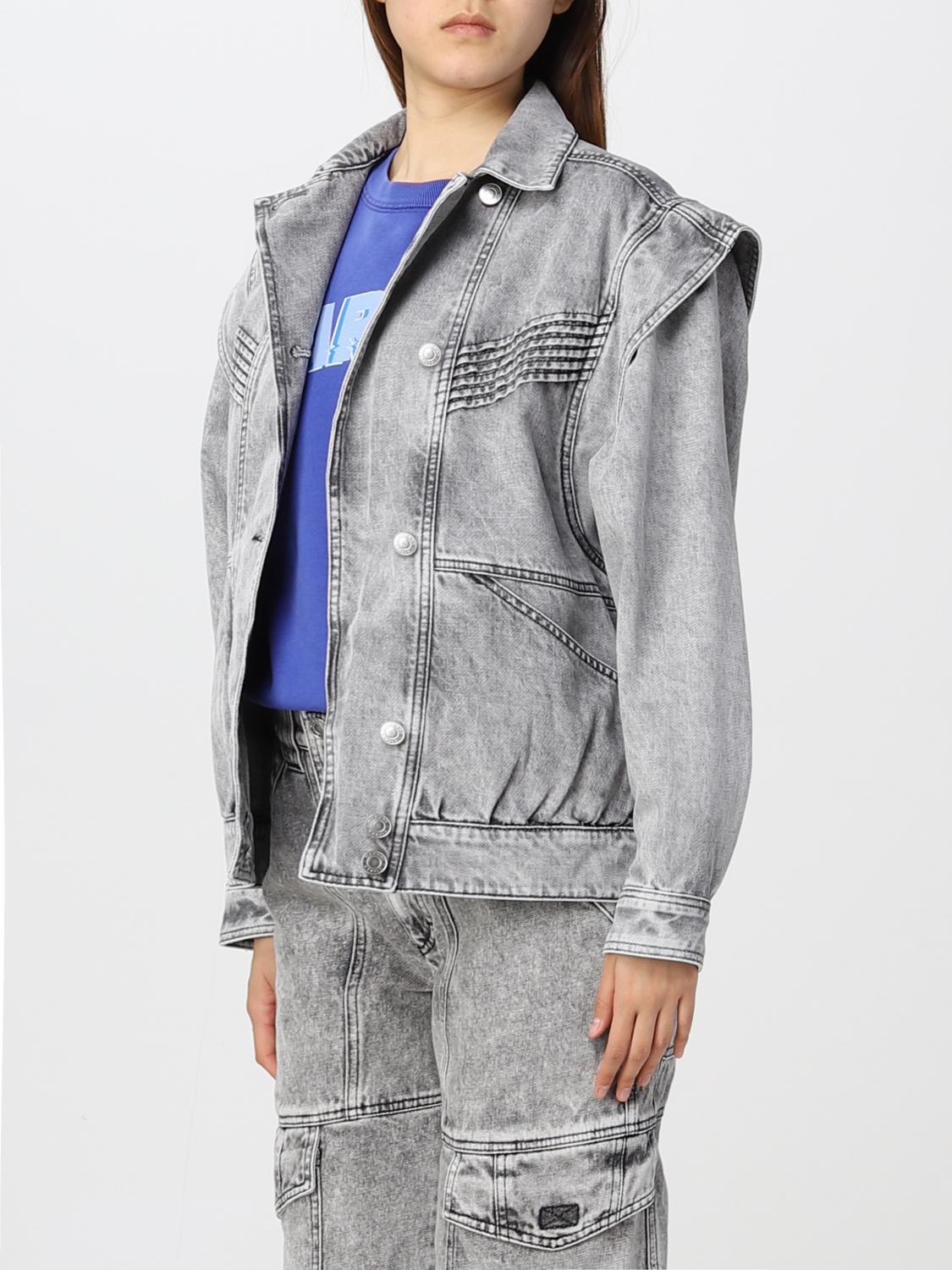 ISABEL MARANT ETOILE: Jacket woman - Grey | Isabel Marant Etoile