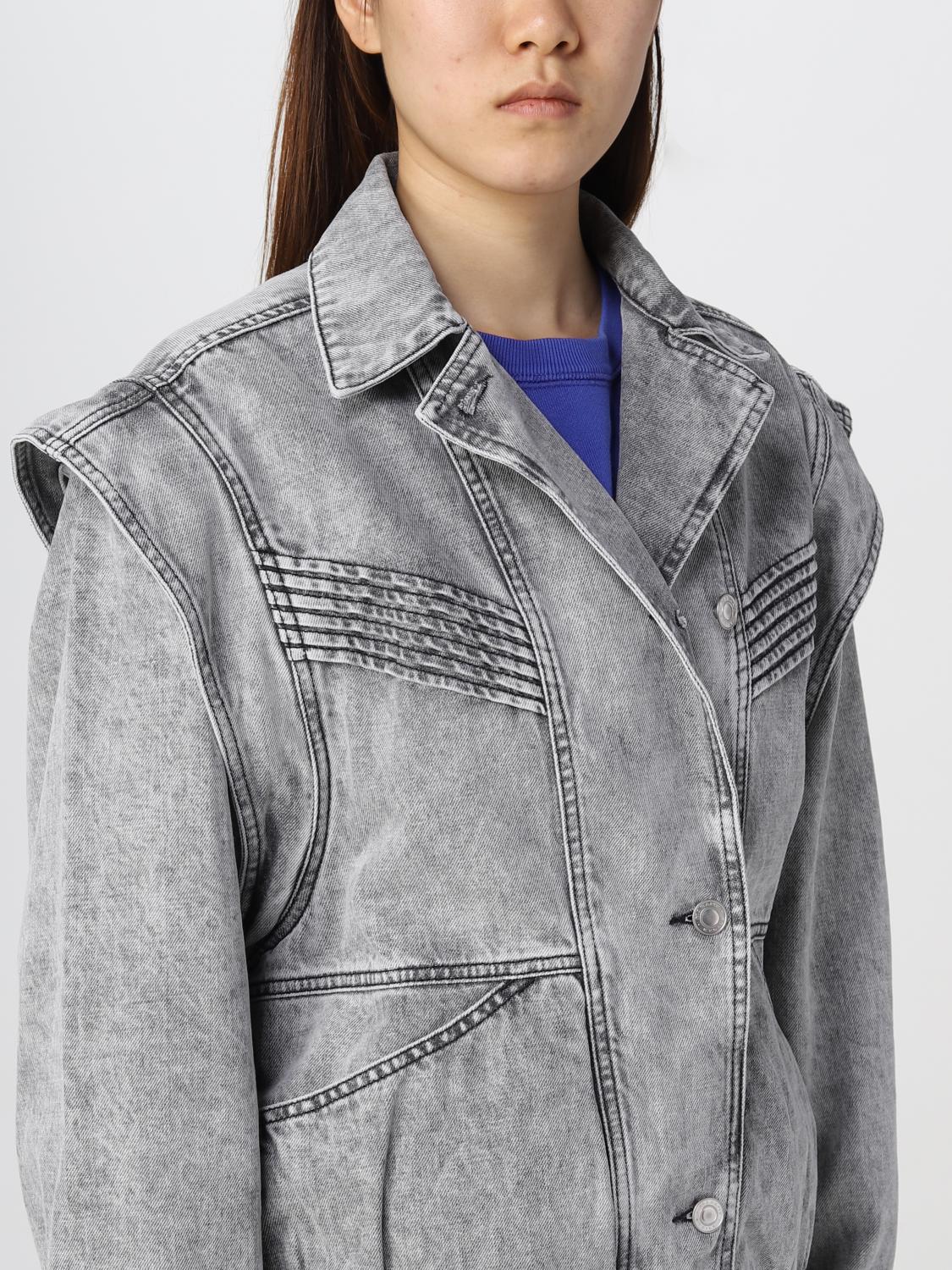 ISABEL MARANT ETOILE: Jacket woman - Grey | Isabel Marant Etoile