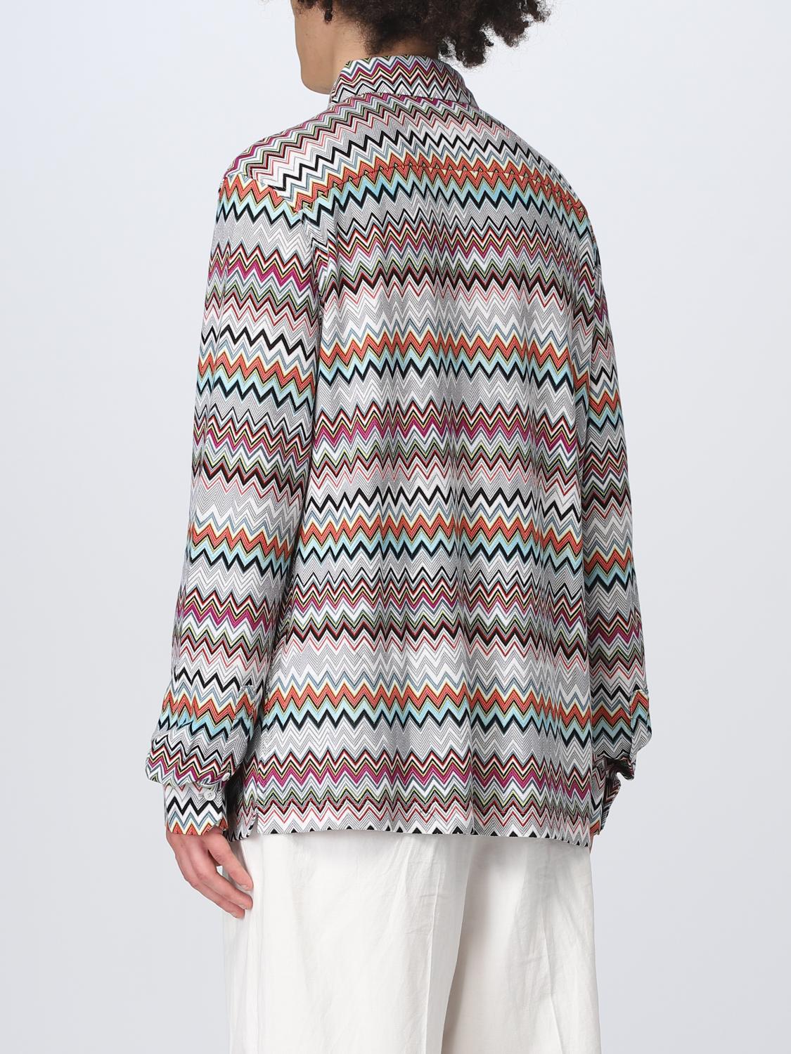 MISSONI CAMICIA: Camicia Missoni in misto cotone, Rosso - Img 3