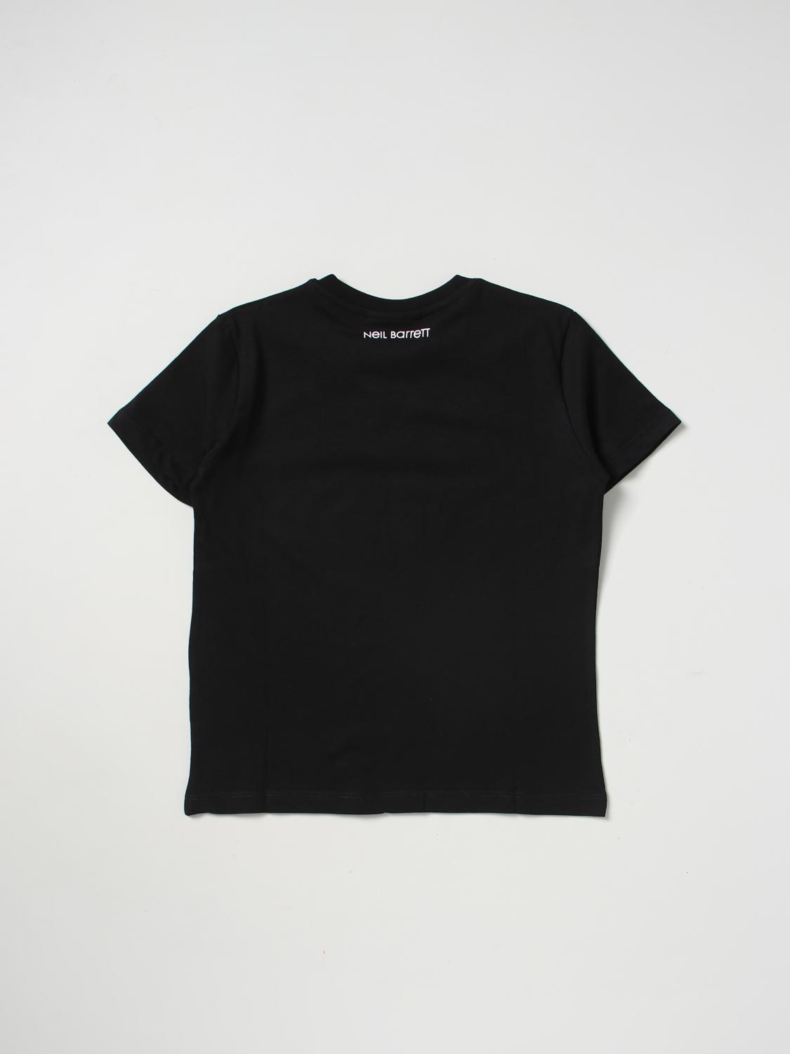 NEIL BARRETT KIDS T-SHIRT: T-shirt kinder Neil Barrett, Schwarz - Img 2