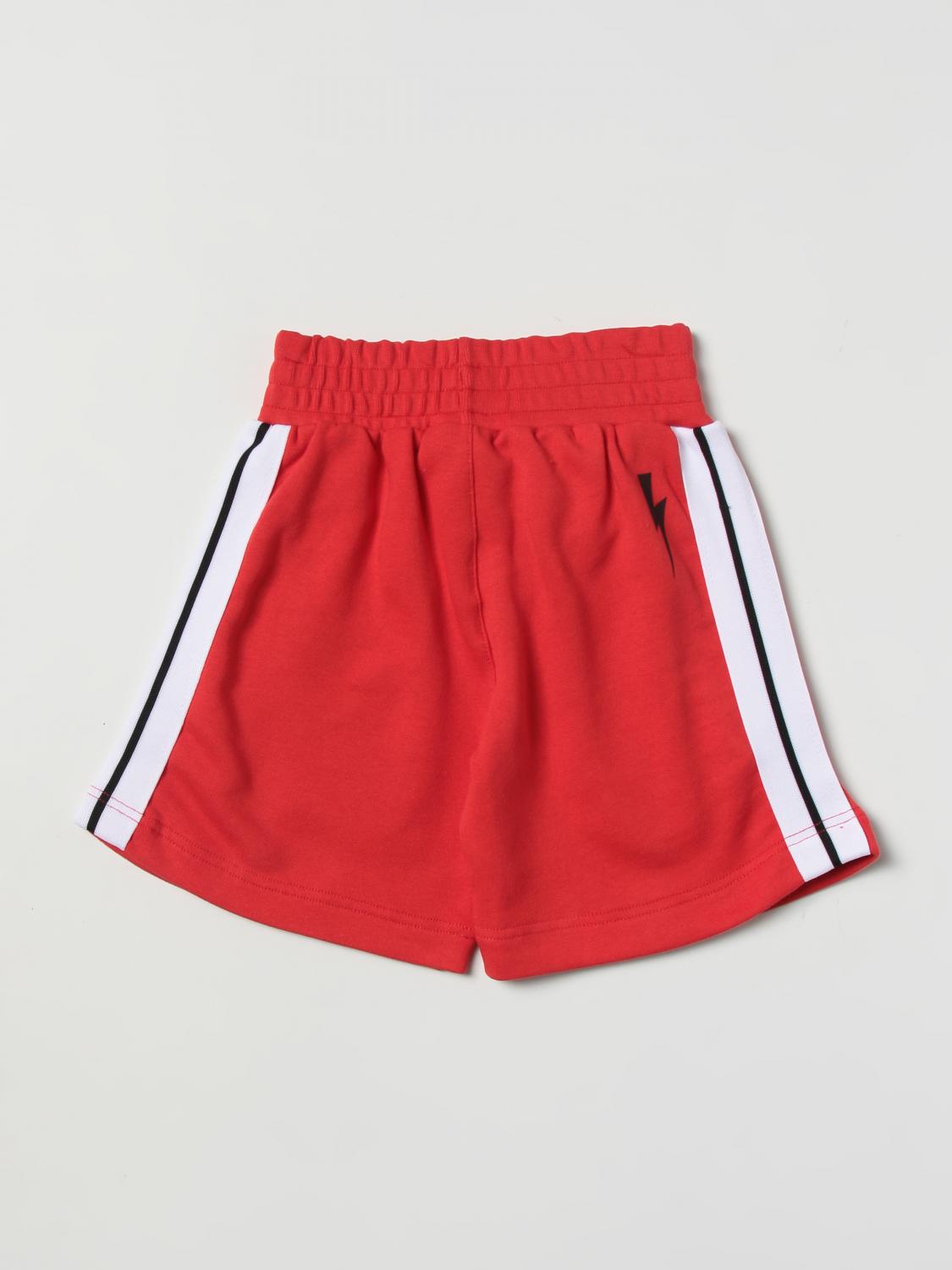 NEIL BARRETT KIDS SHORTS: Shorts kids Neil Barrett, Red - Img 2