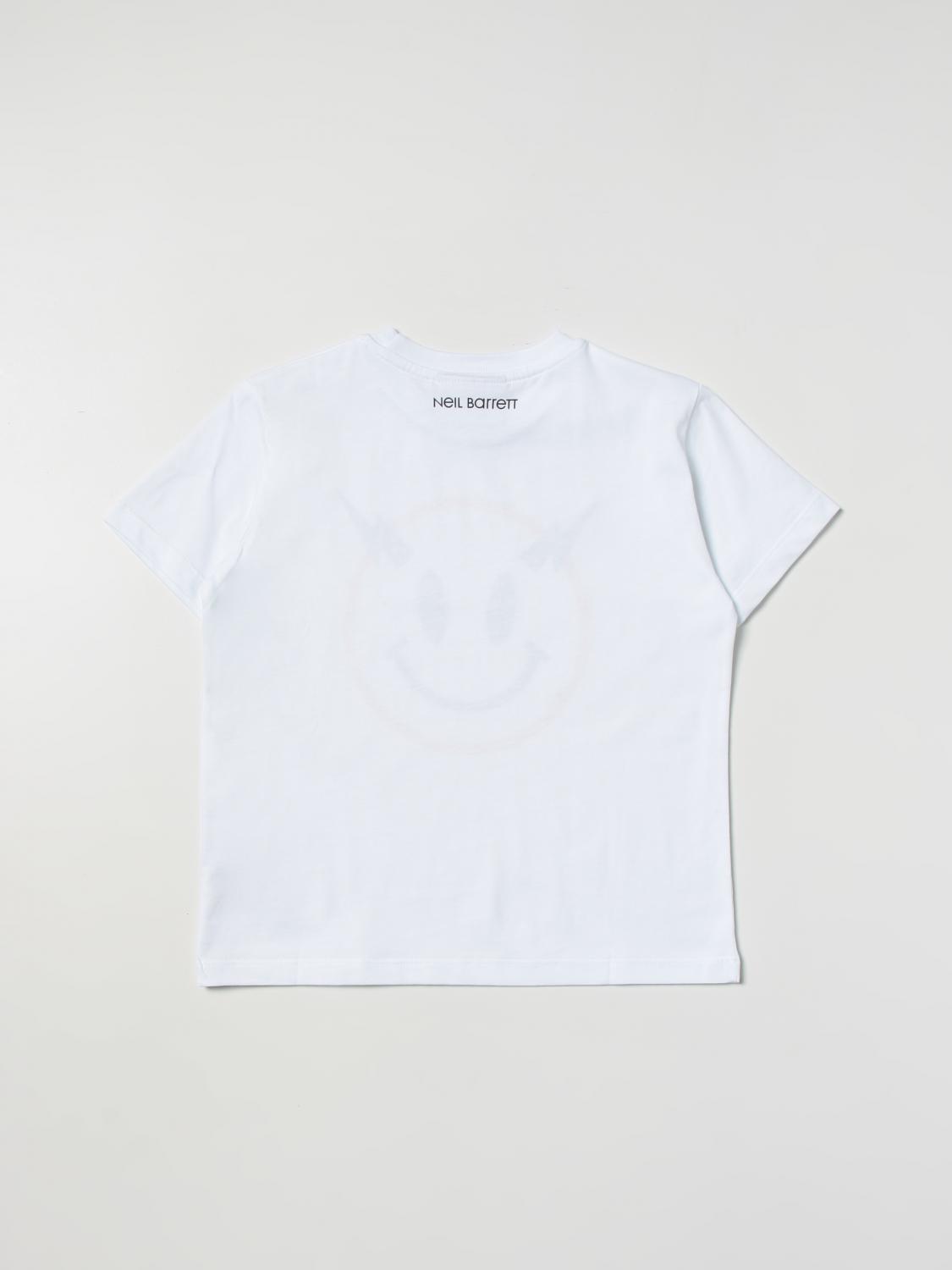 NEIL BARRETT KIDS CAMISETA: Camiseta niños Neil Barrett, Blanco - Img 2