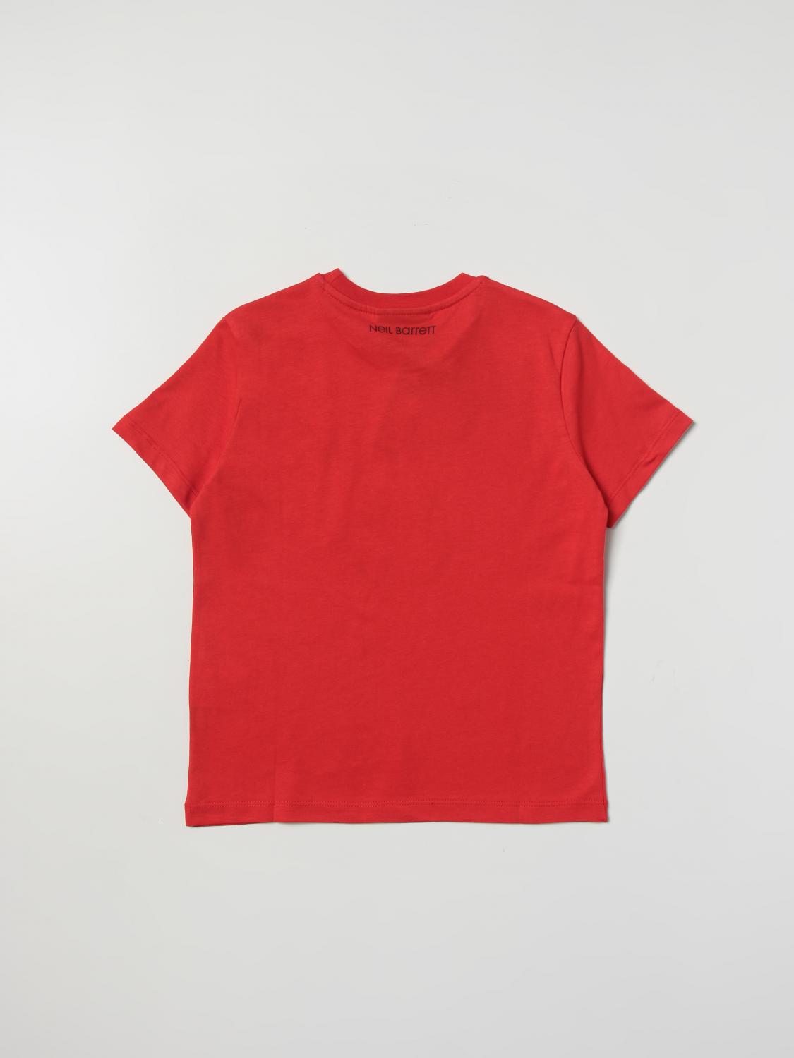 NEIL BARRETT KIDS T-SHIRT: T-shirt kinder Neil Barrett, Rot - Img 2