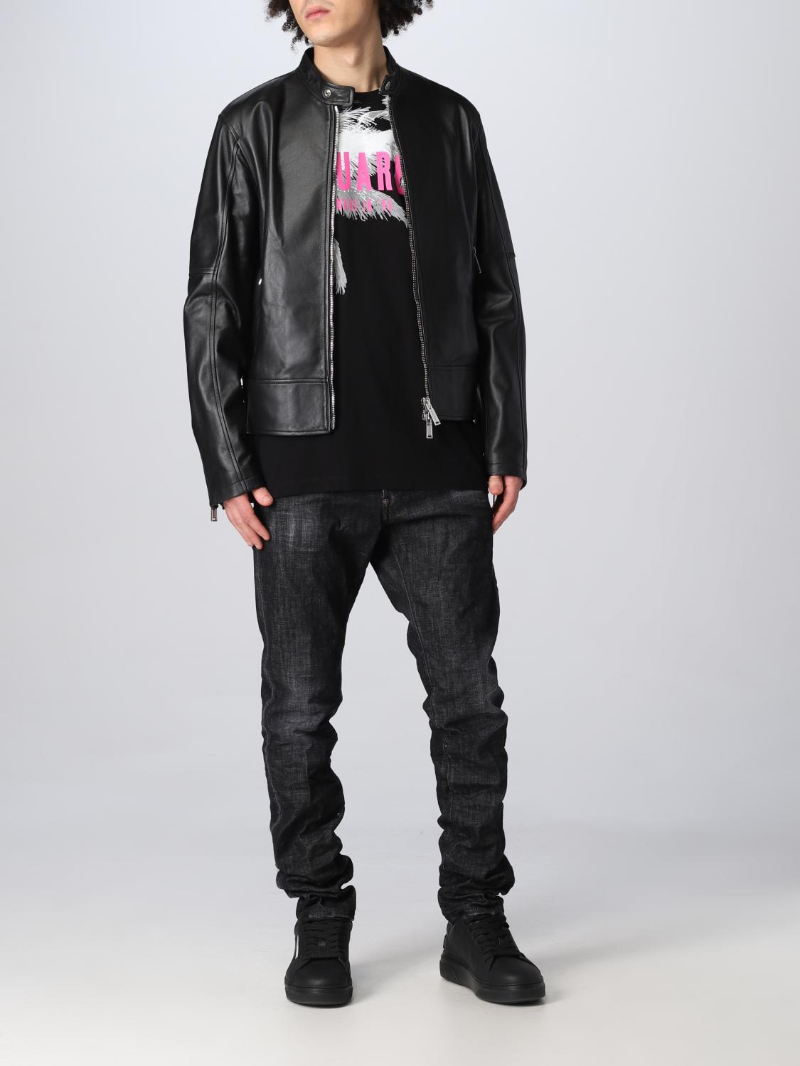 DSQUARED2 JACKE: Jacke herren Dsquared2, Schwarz - Img 2