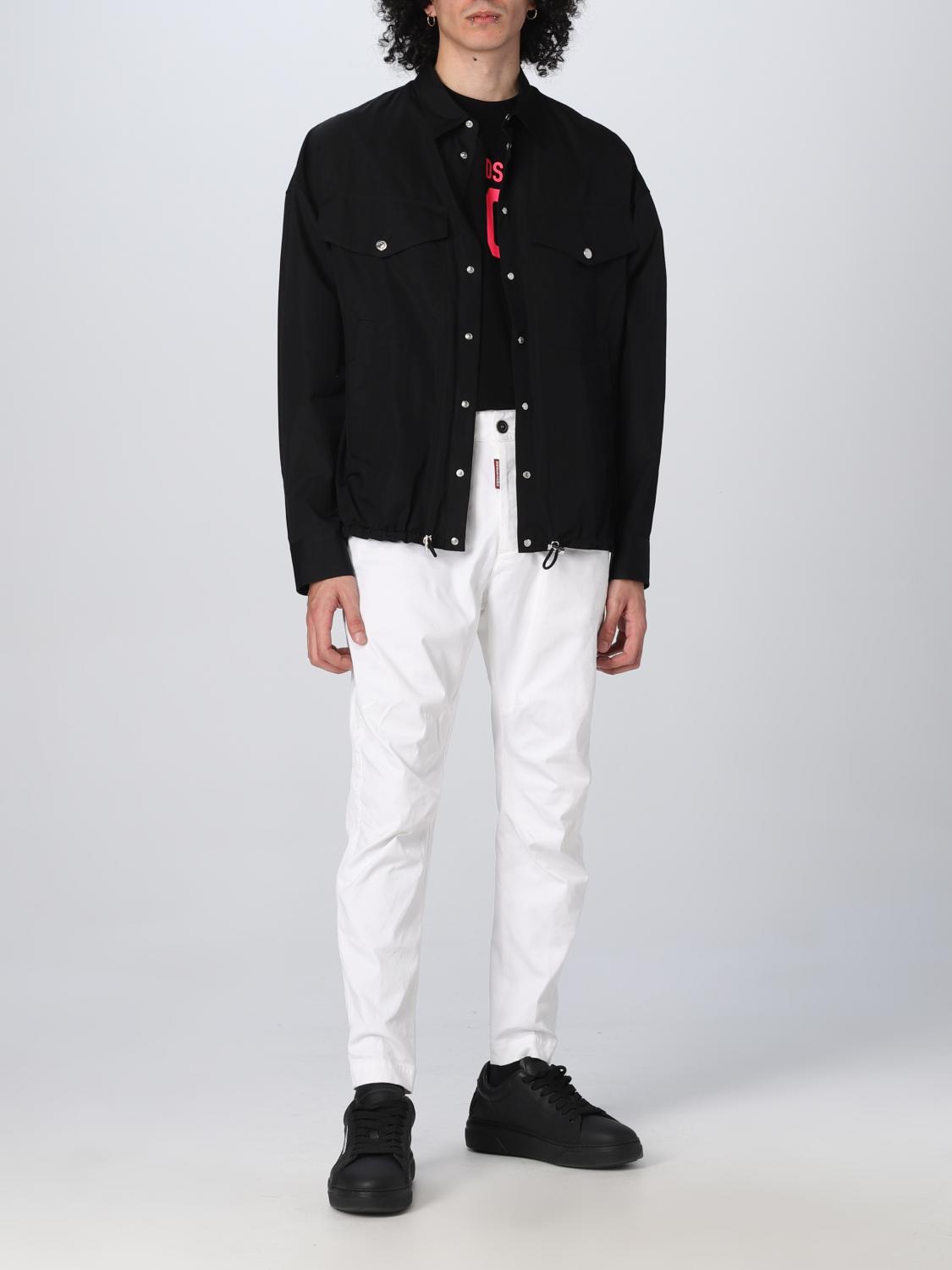 DSQUARED2 JACKE: Hemd herren Dsquared2, Schwarz - Img 2