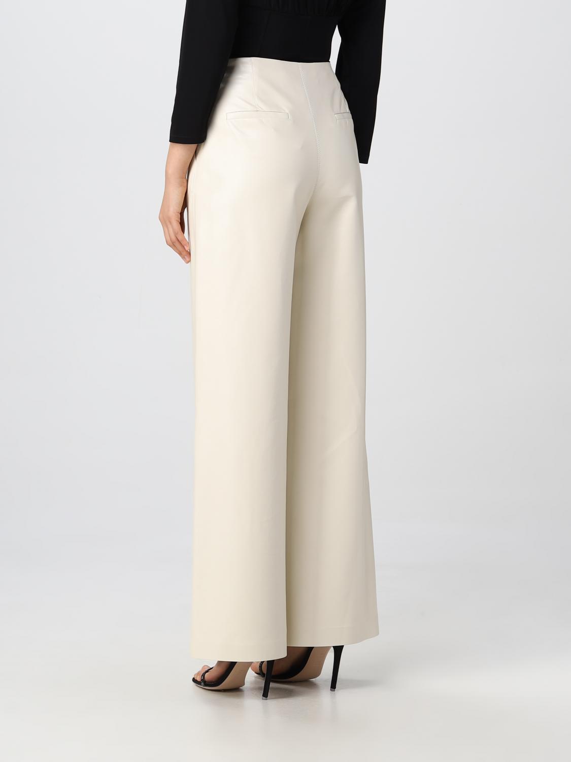 SIMONA CORSELLINI PANTALONI: Pantalone Simona Corsellini in pelle sintetica, Giallo - Img 3