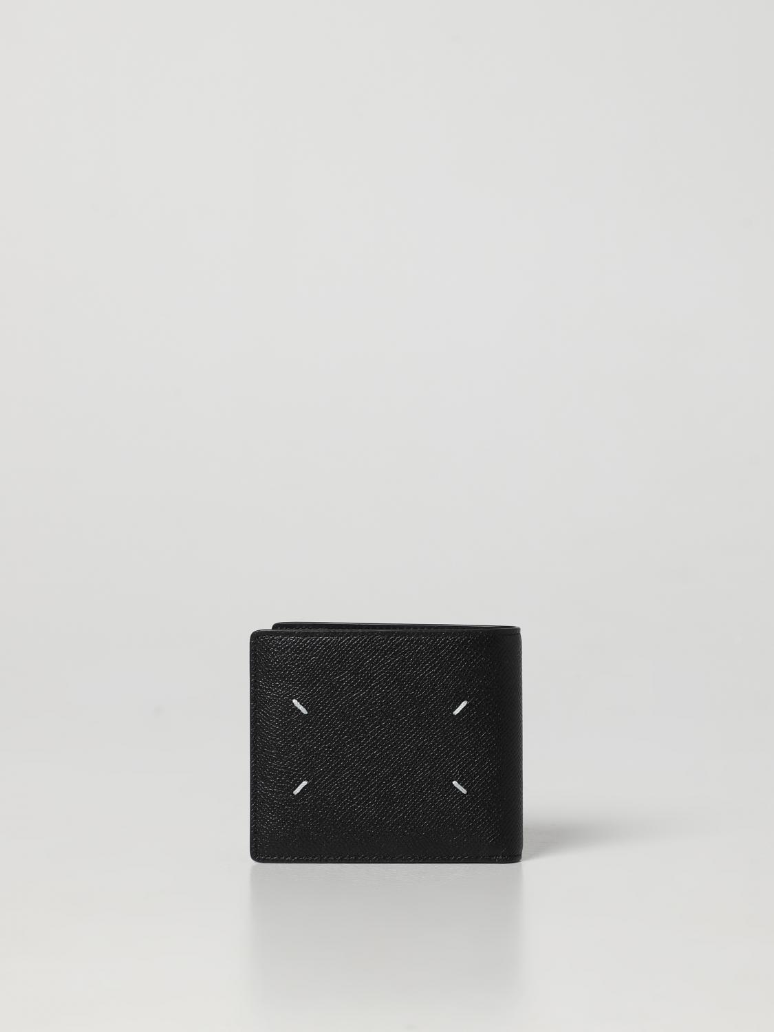 MAISON MARGIELA CARTERA: Cartera Maison Margiela de piel microgranulada, Negro - Img 3