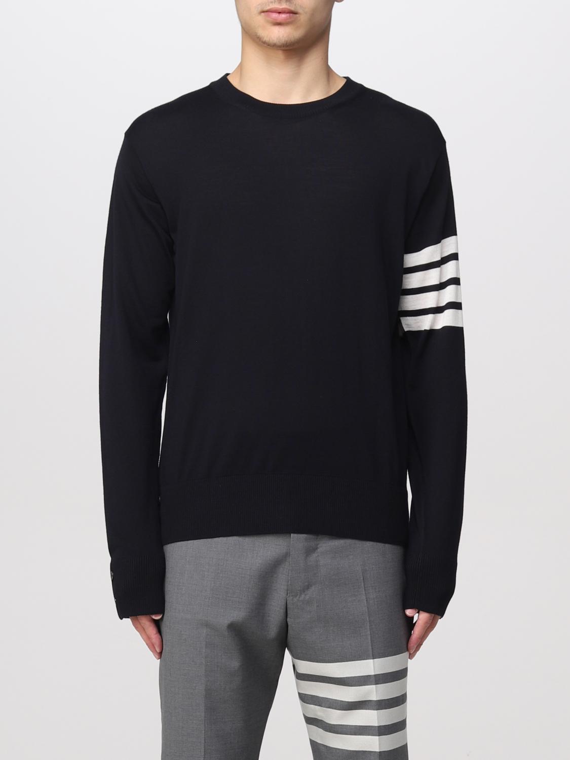 THOM BROWNE JUMPER: Jumper men Thom Browne, Blue - Img 1