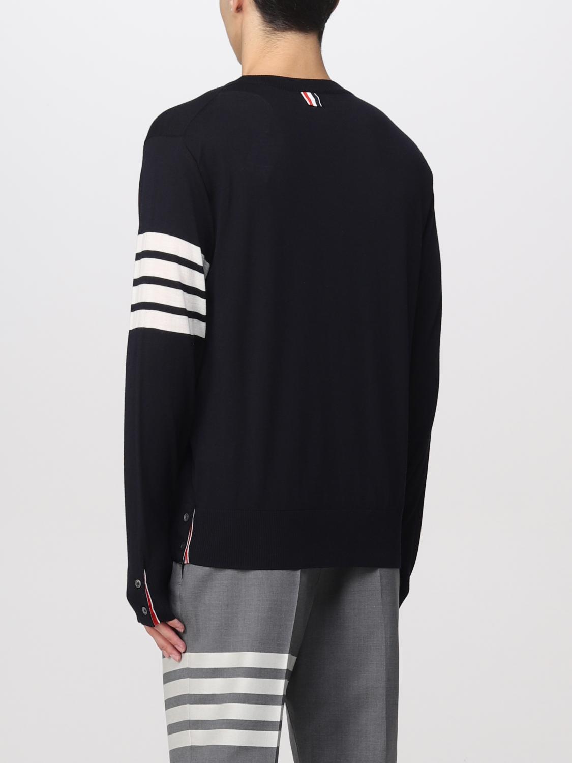 THOM BROWNE JUMPER: Jumper men Thom Browne, Blue - Img 3