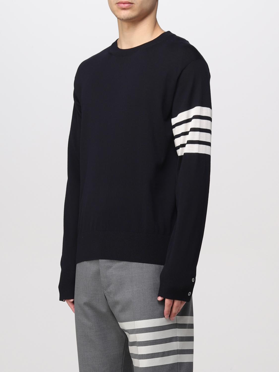 THOM BROWNE JUMPER: Jumper men Thom Browne, Blue - Img 4