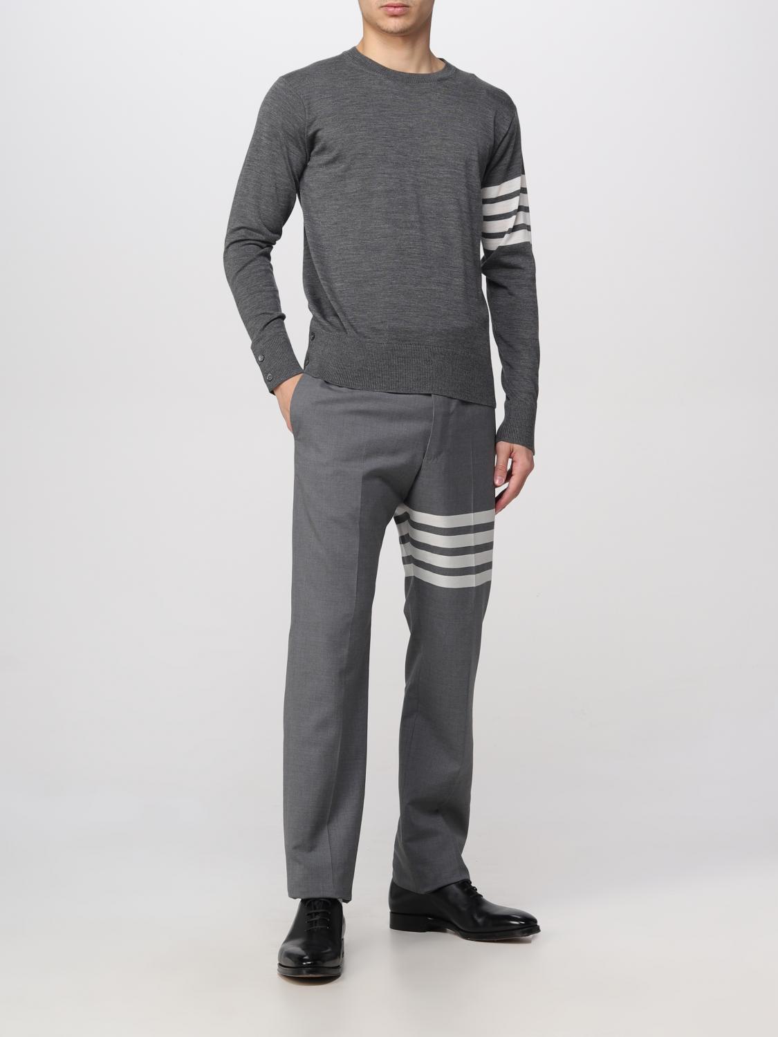THOM BROWNE PULL: Pull homme Thom Browne, Gris - Img 2