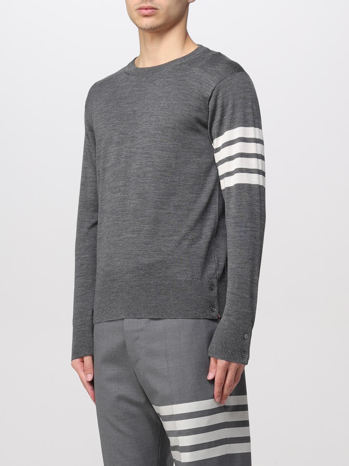THOM BROWNE PULL: Pull homme Thom Browne, Gris - Img 4