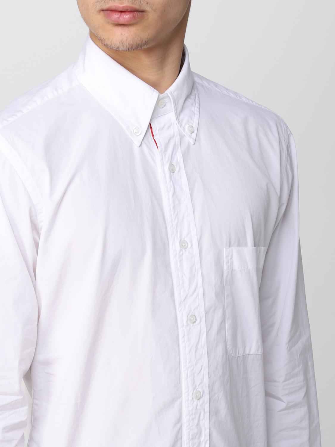 THOM BROWNE CAMICIA: Camicia Thom Browne in popeline, Bianco - Img 5