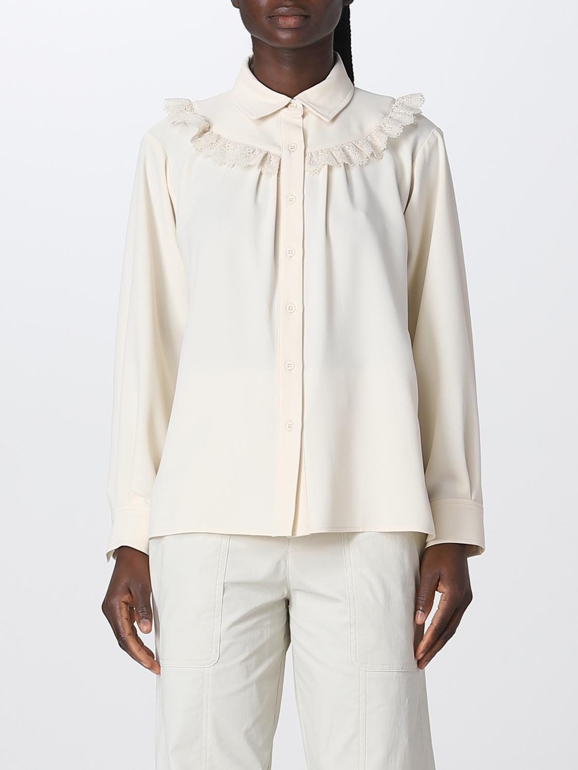 SEE BY CHLOÉ CAMISA: Jersey mujer See by ChloÉ, Blanco - Img 1