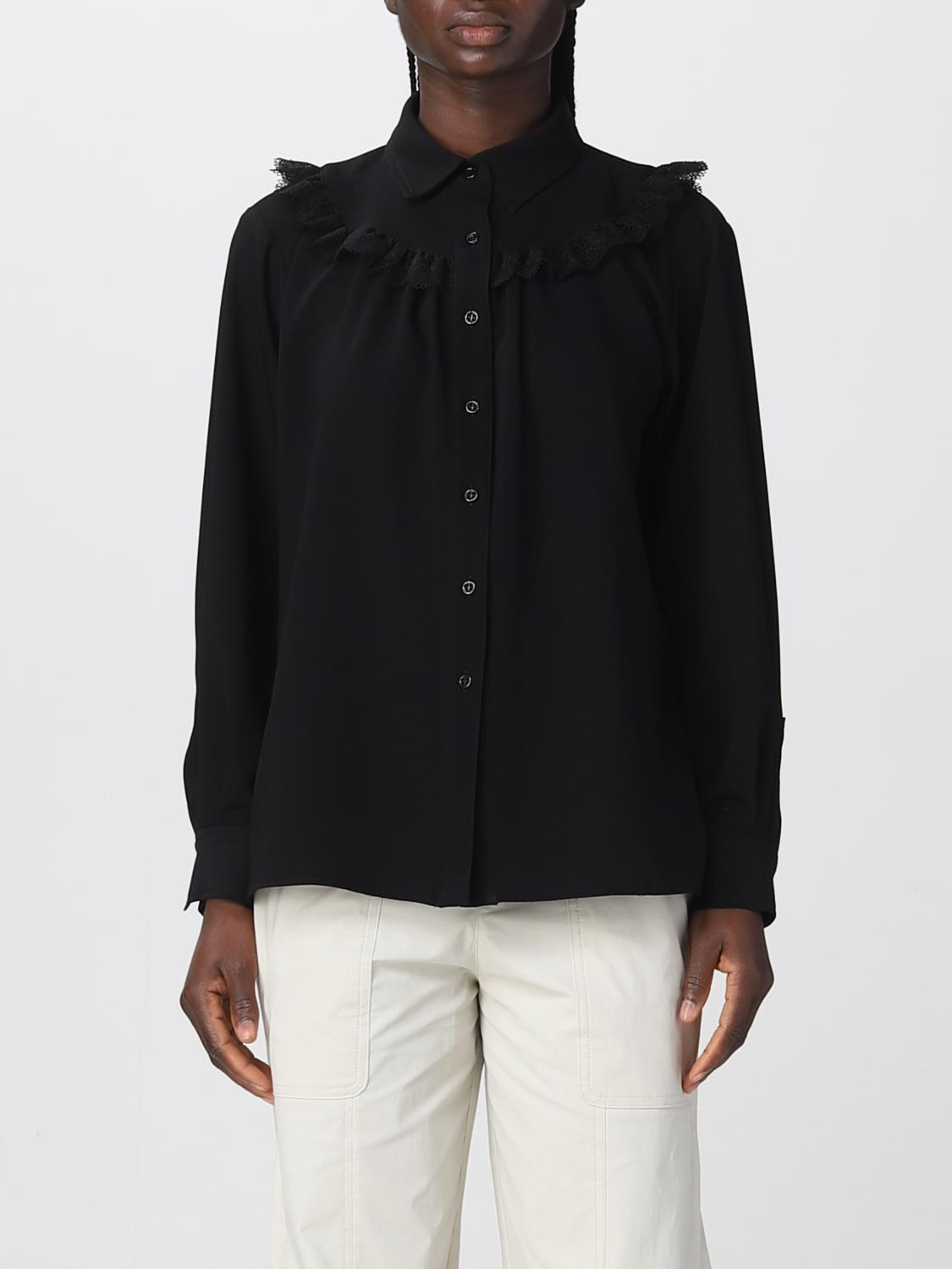 SEE BY CHLOÉ CAMISA: Jersey mujer See by ChloÉ, Negro - Img 1
