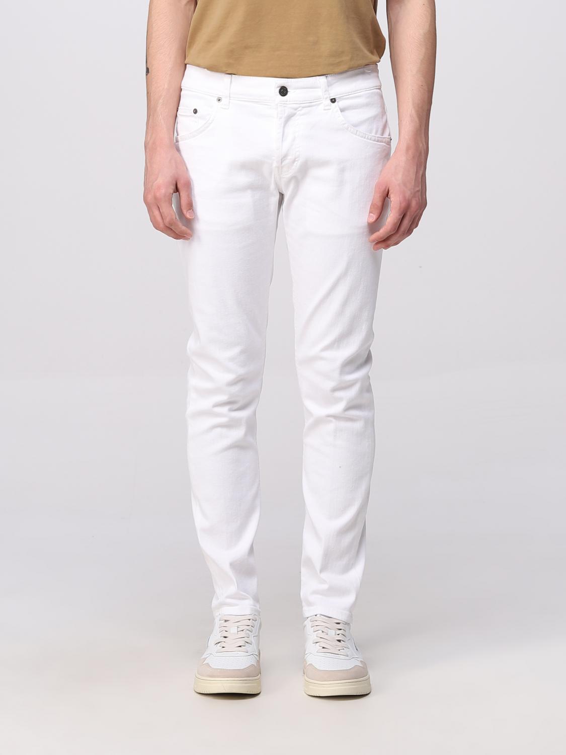 DONDUP JEANS: Jeans Dondup in denim, Bianco - Img 1