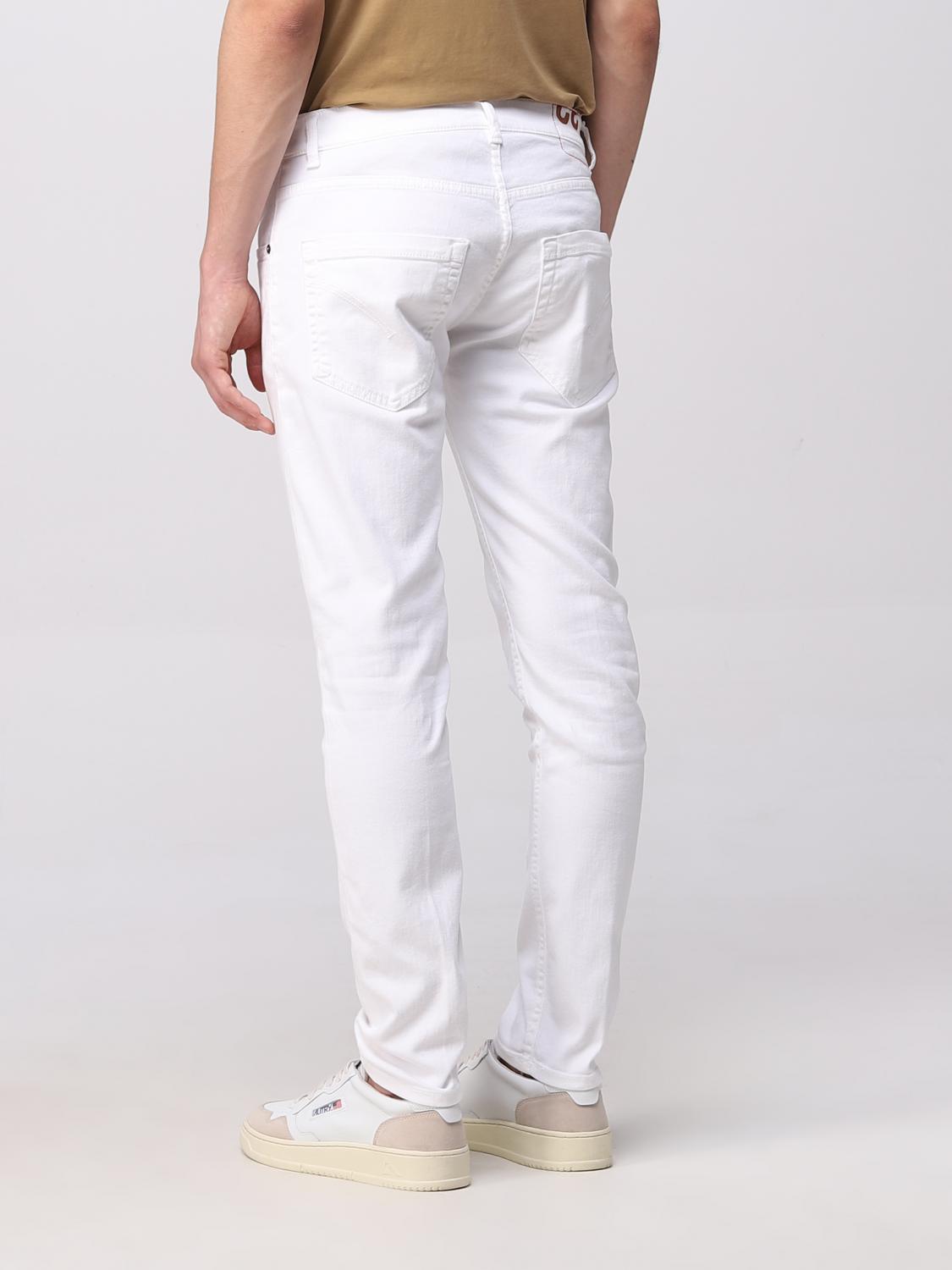 DONDUP JEANS: Jeans Dondup in denim, Bianco - Img 2
