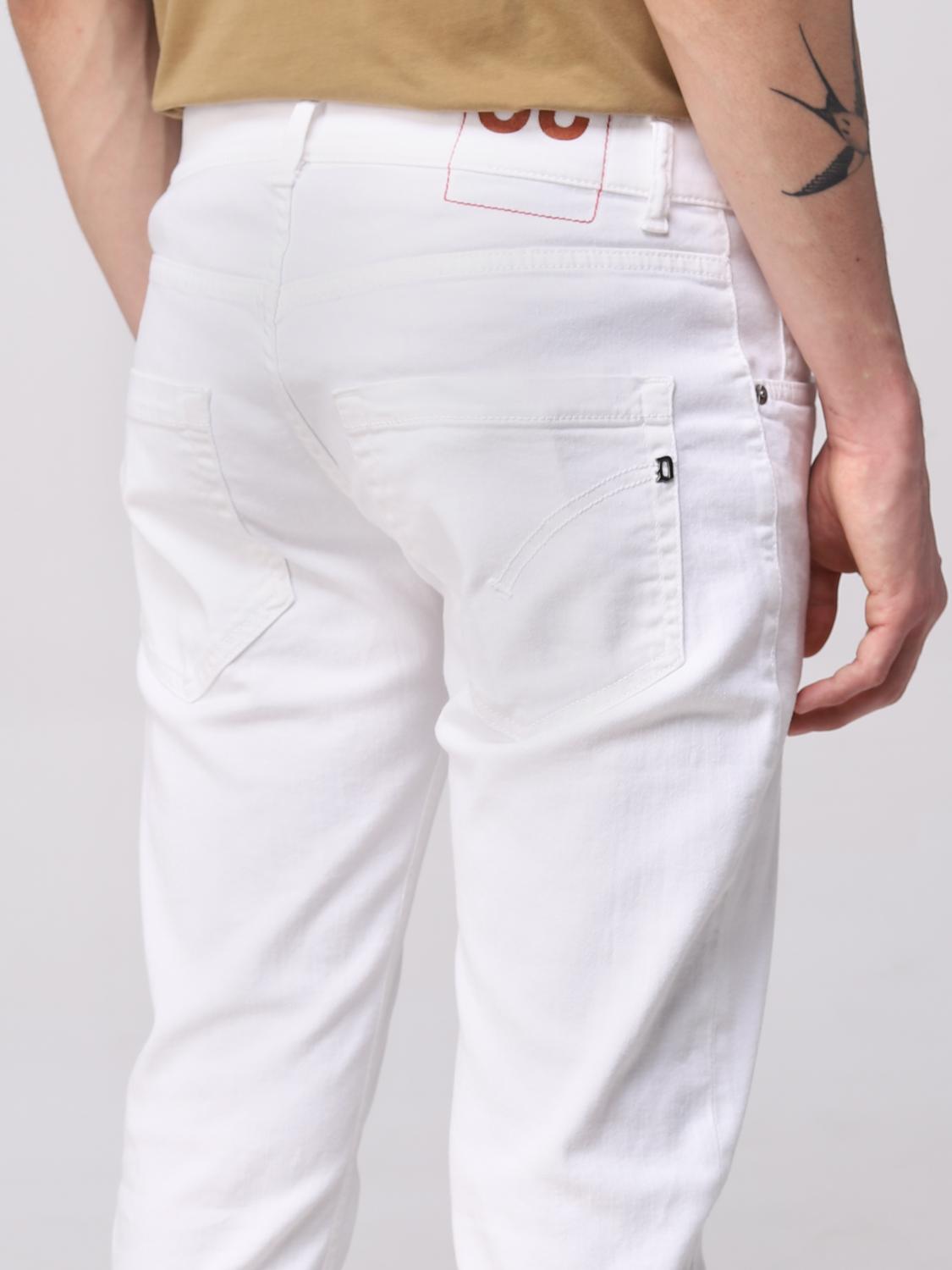 DONDUP JEANS: Jeans Dondup in denim, Bianco - Img 3