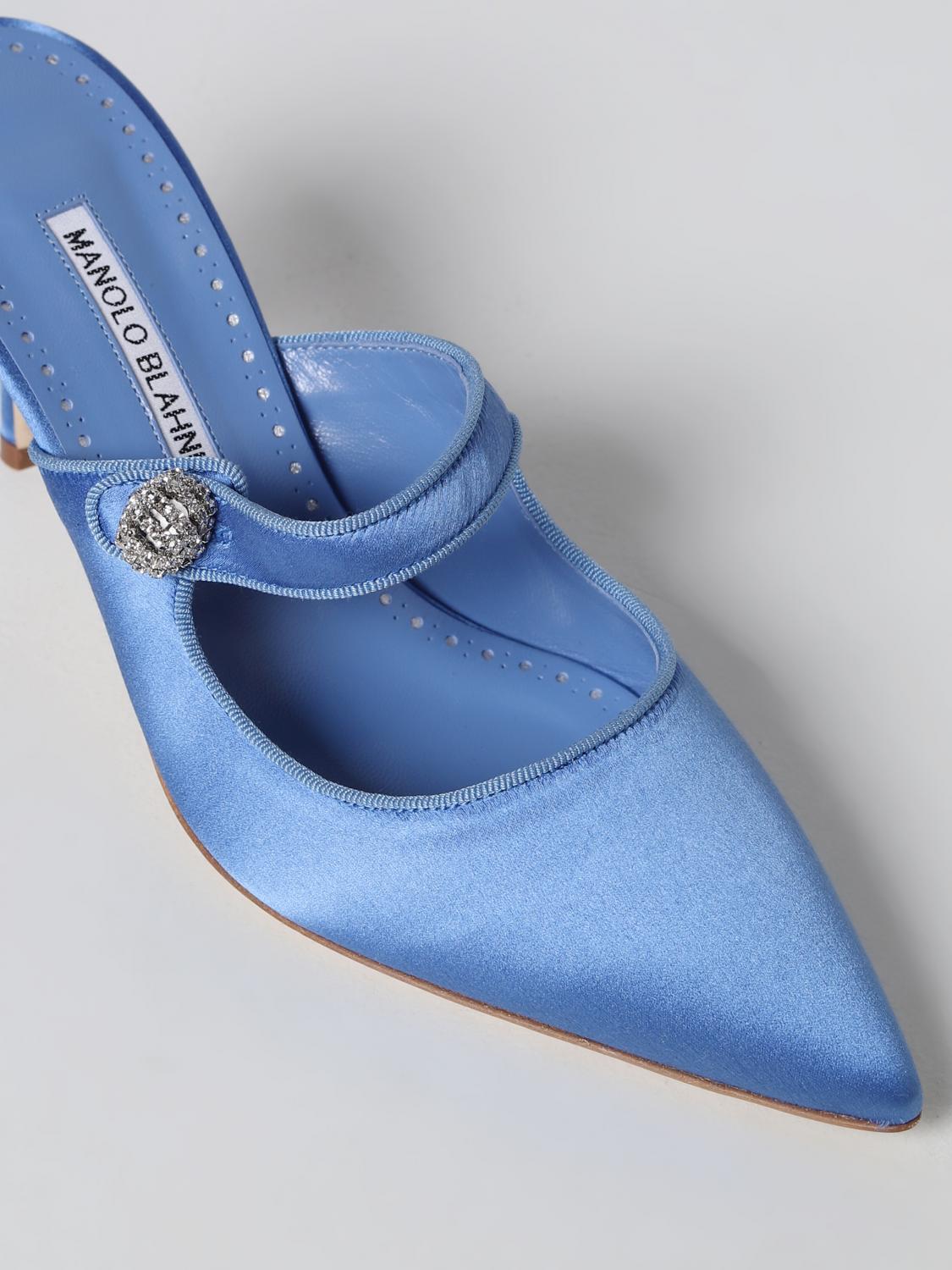 MANOLO BLAHNIK ABSATZSCHUHE: Schuhe damen Manolo Blahnik, Blau - Img 4