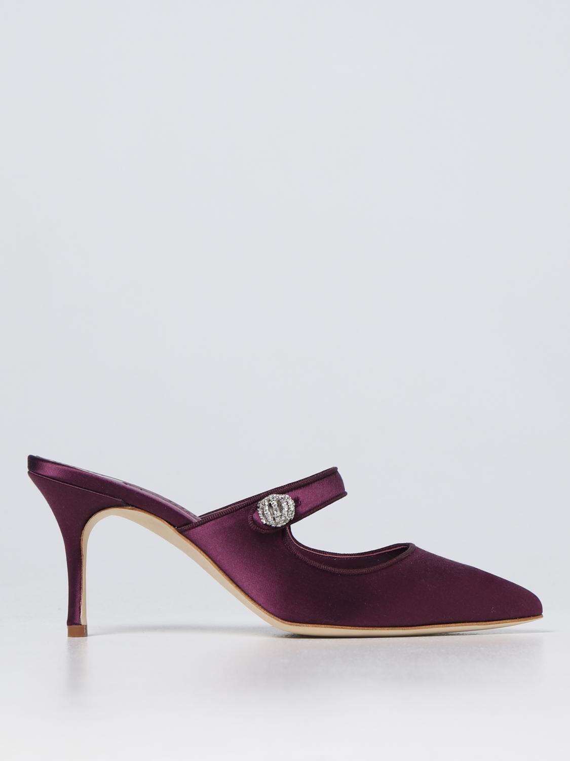 MANOLO BLAHNIK ABSATZSCHUHE: Schuhe damen Manolo Blahnik, Burgunderrot - Img 1