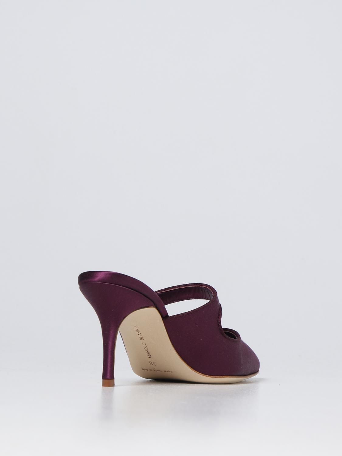 MANOLO BLAHNIK ABSATZSCHUHE: Schuhe damen Manolo Blahnik, Burgunderrot - Img 3