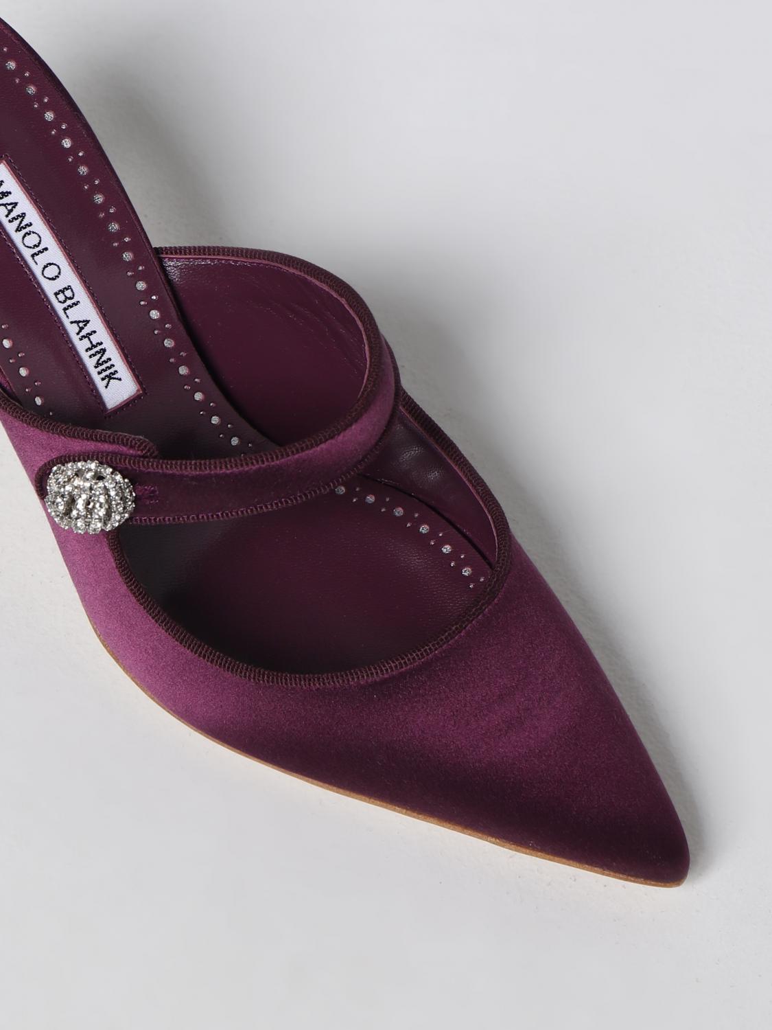 MANOLO BLAHNIK ABSATZSCHUHE: Schuhe damen Manolo Blahnik, Burgunderrot - Img 4