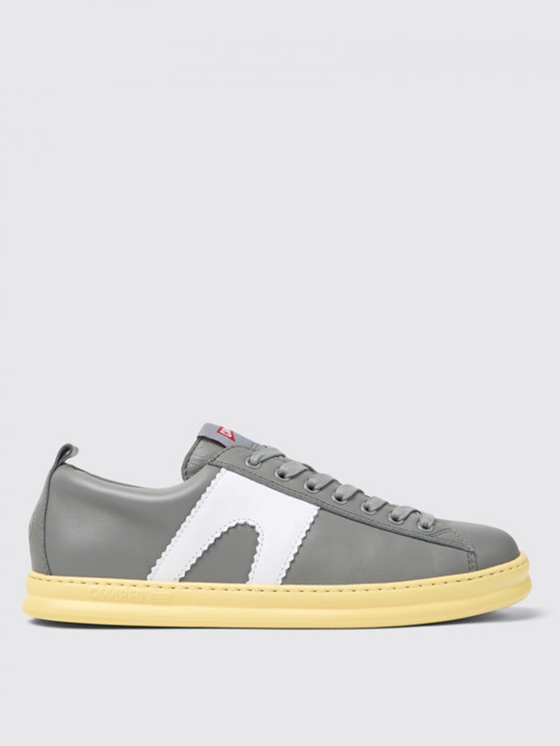 CAMPER SNEAKERS: Camper Runner sneakers in leather, Grey - Img 1